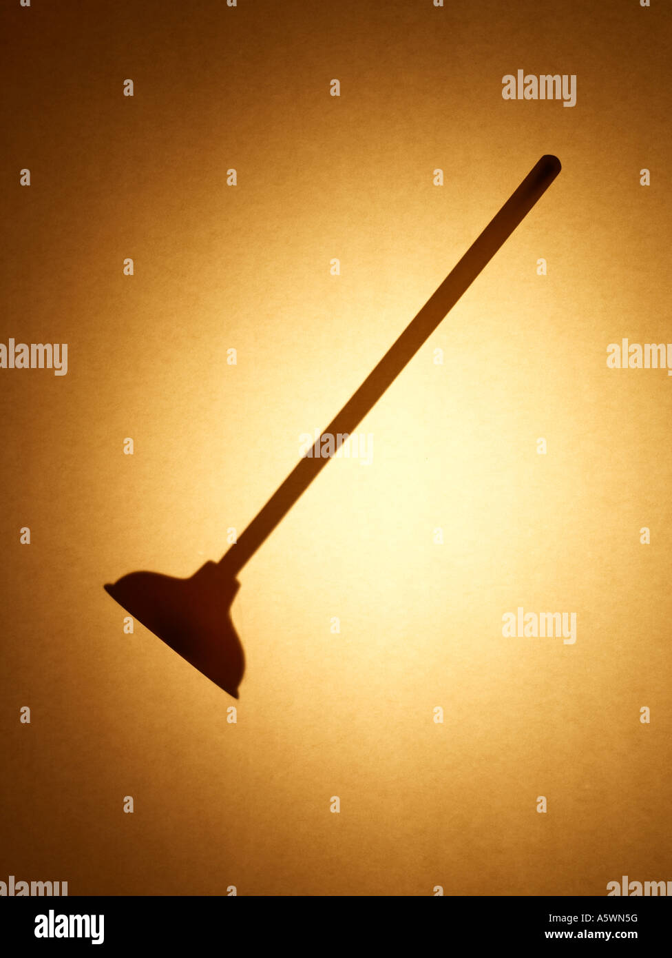 Plunger silhouette Stock Photo Alamy