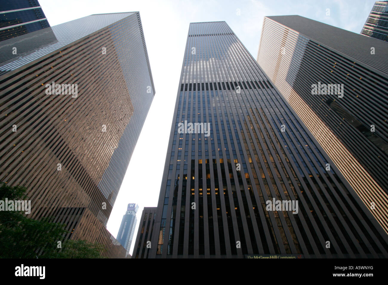 McGraw-Hill Companies Building, New York. Stock Photo