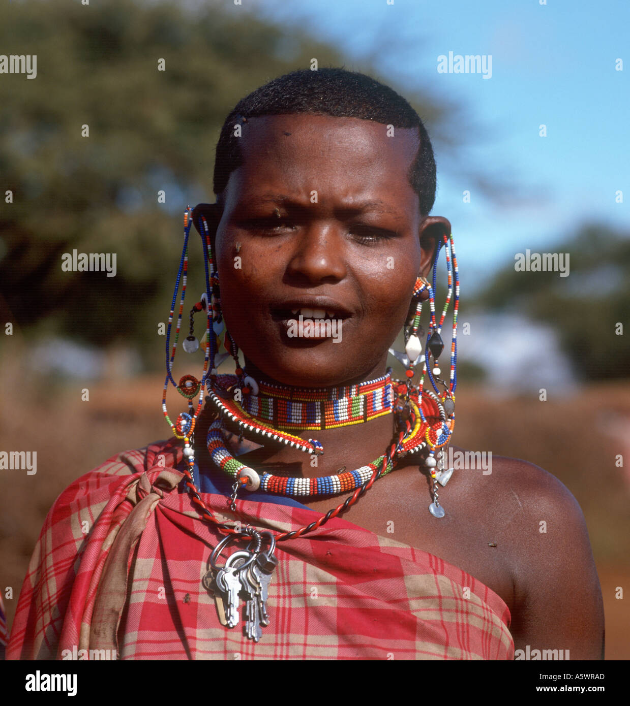 Young traditional masai lady hi-res stock photography and images - Alamy