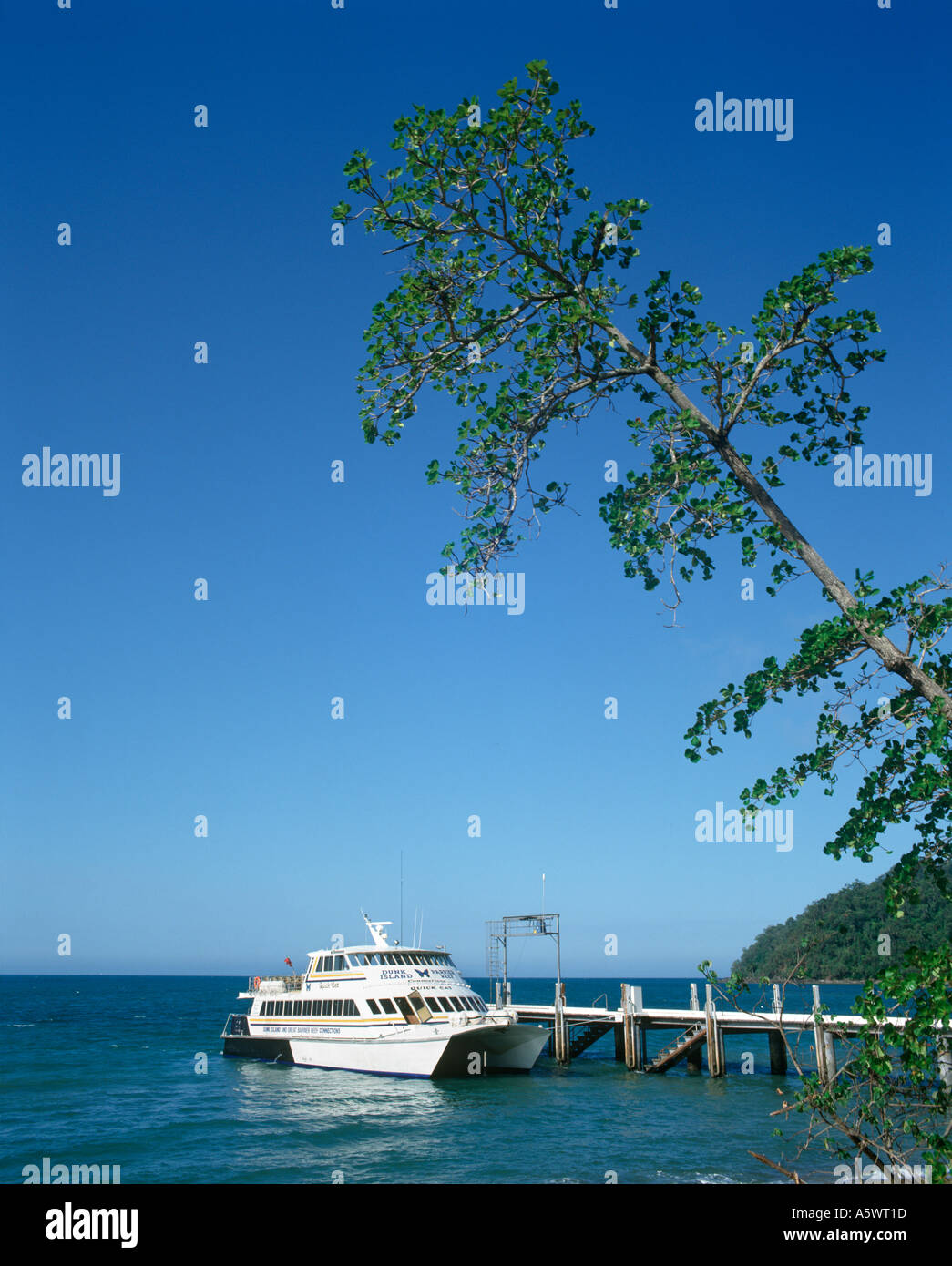 Quick Cat Ferry, Dunk Island, North Queensland, Australia Stock Photo Alamy