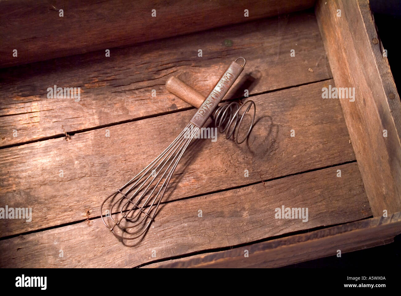 Hand whisks in box Stock Photo Alamy