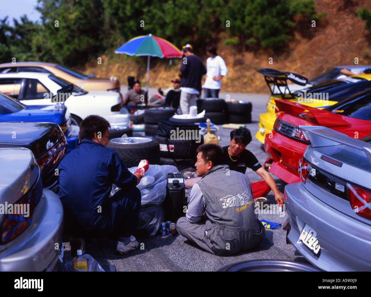 Drifting race car japan