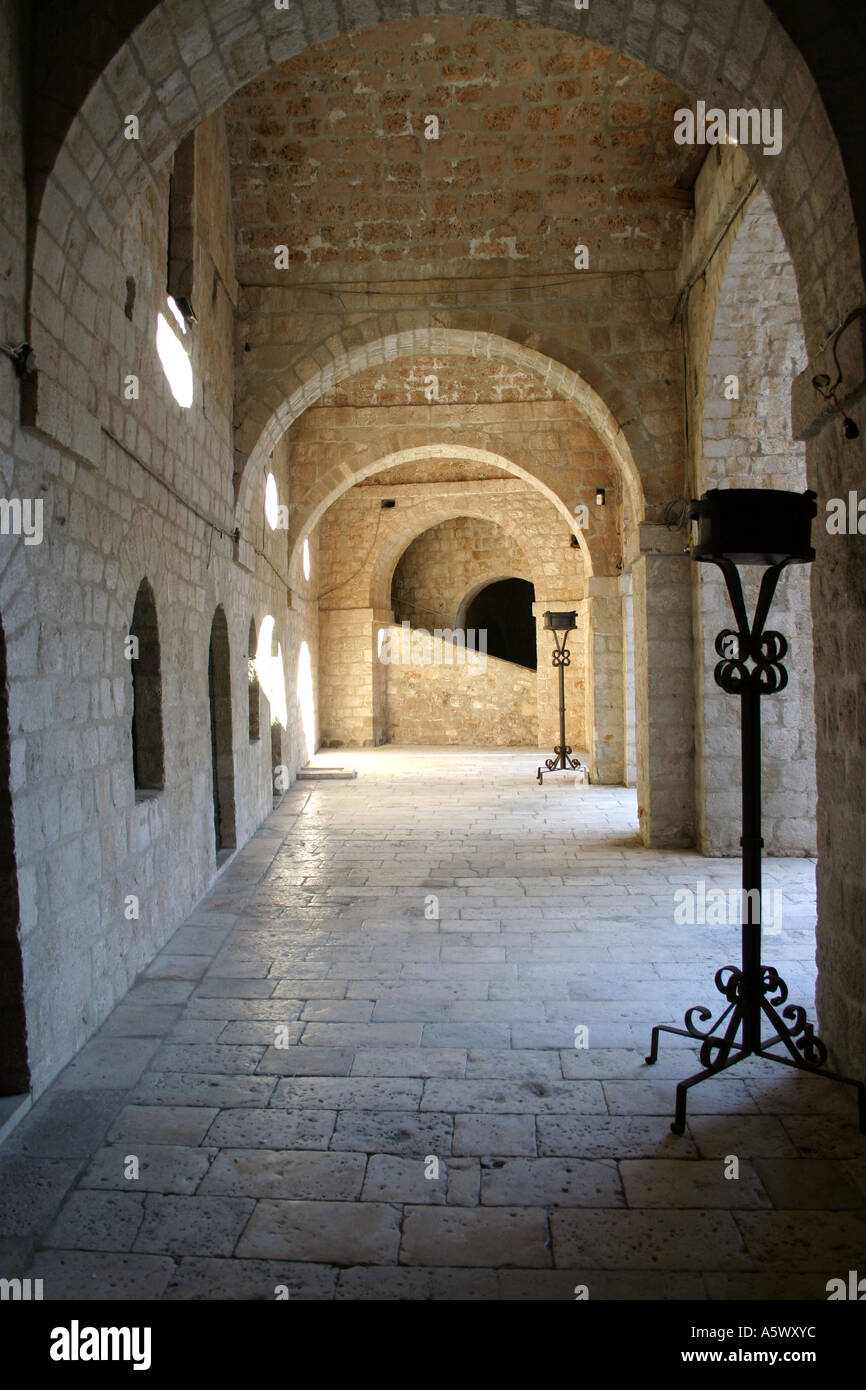 Interior of Fortress Lovrijenac Stock Photo - Alamy