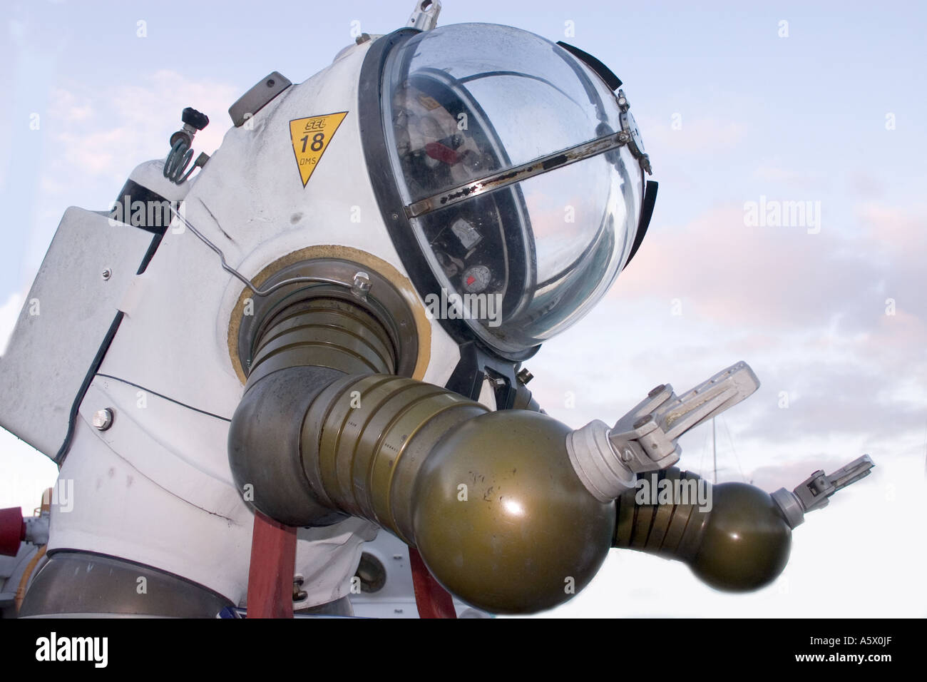 deep sea diving suit Stock Photo Alamy