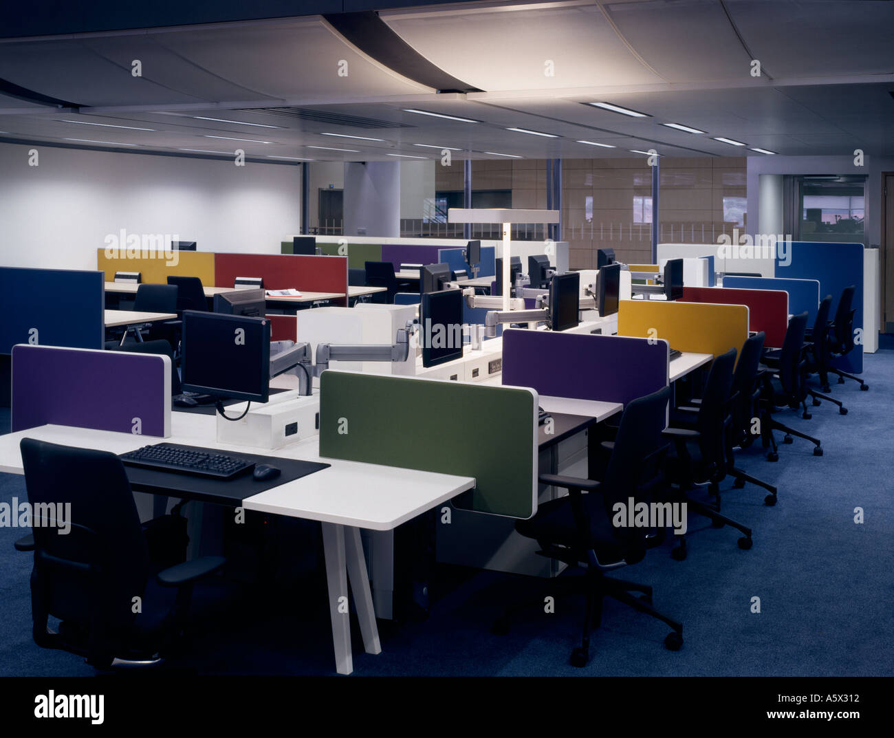 Vitra furniture in BBC offices, The Mailbox, Birmingham. Architect BDP