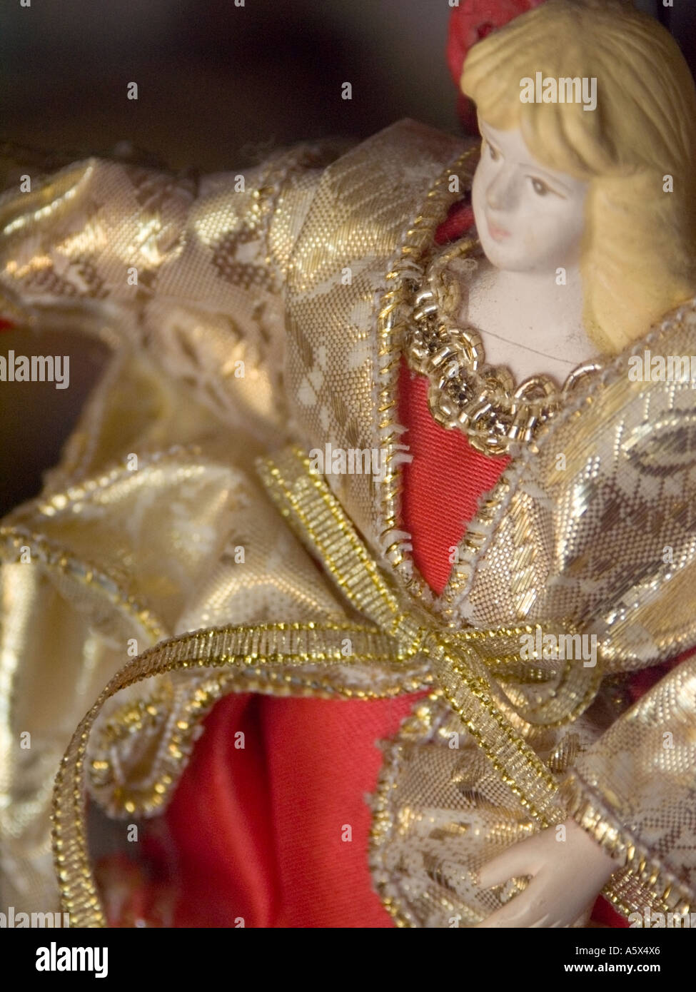 angel figure, pastore presepe. xmas decoration Stock Photo