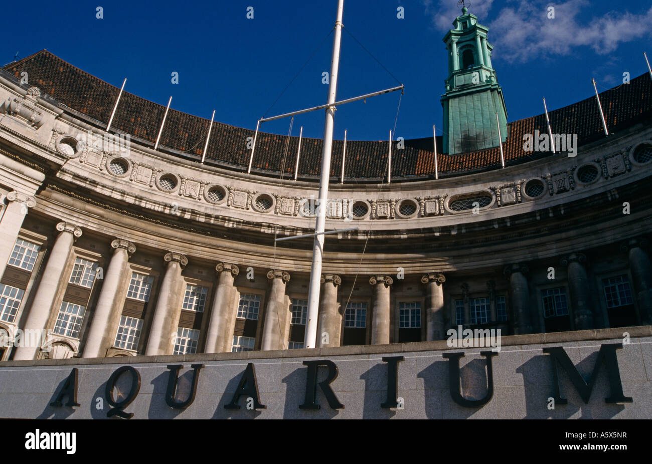 county-hall-london-aquarium-blue-hi-res-stock-photography-and-images