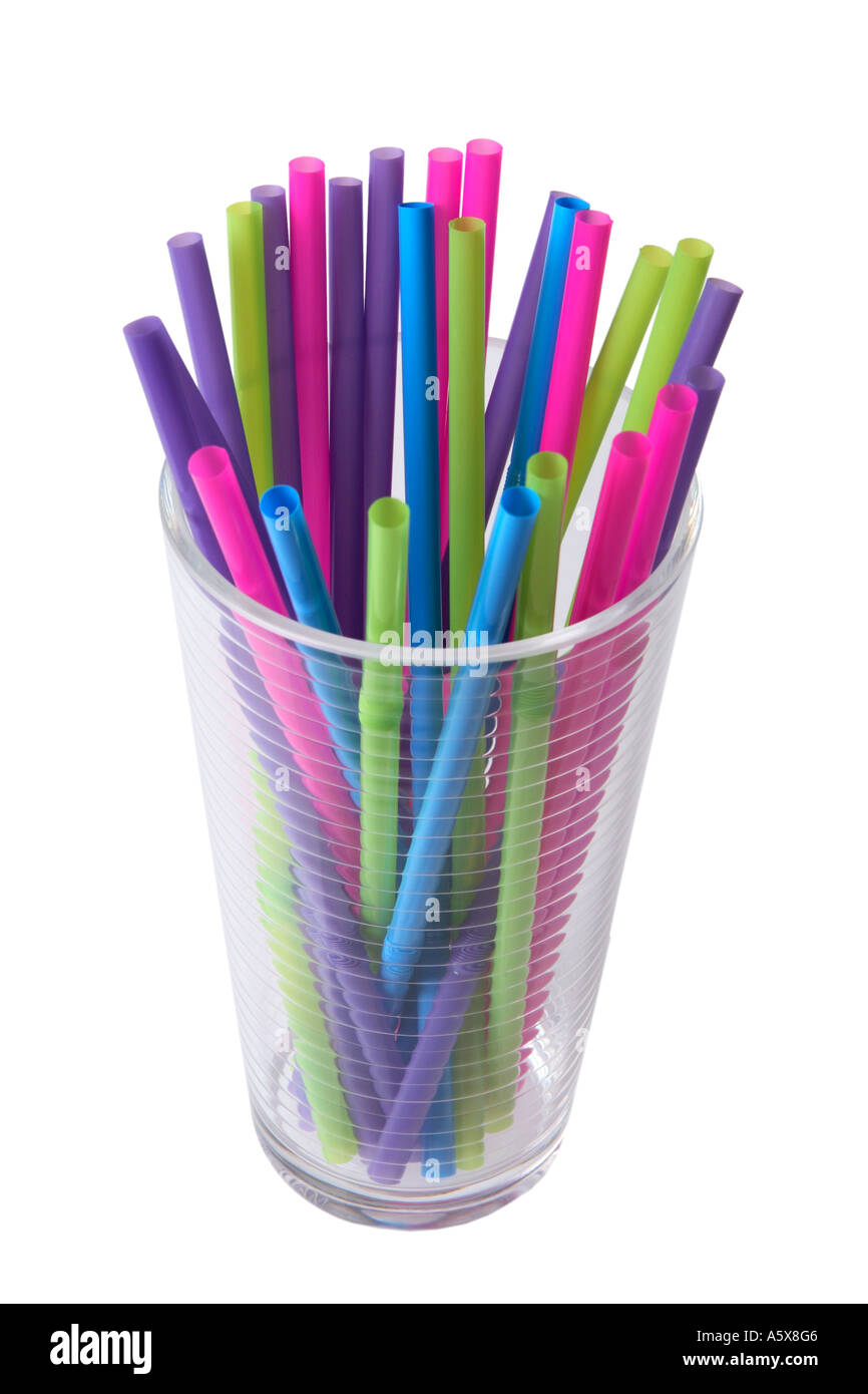 Beverage straws hi-res stock photography and images - Alamy