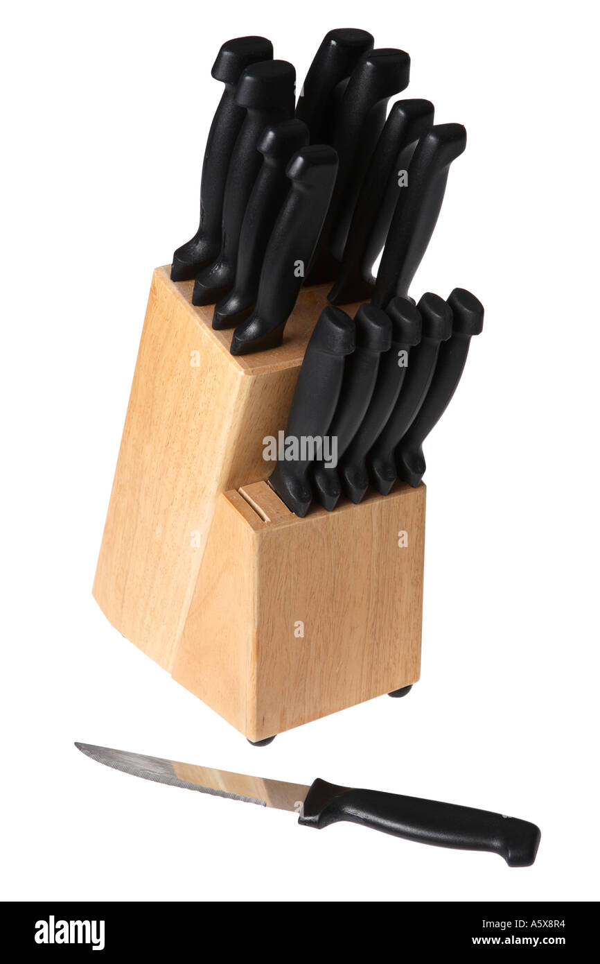 Set of Knives Stock Photo