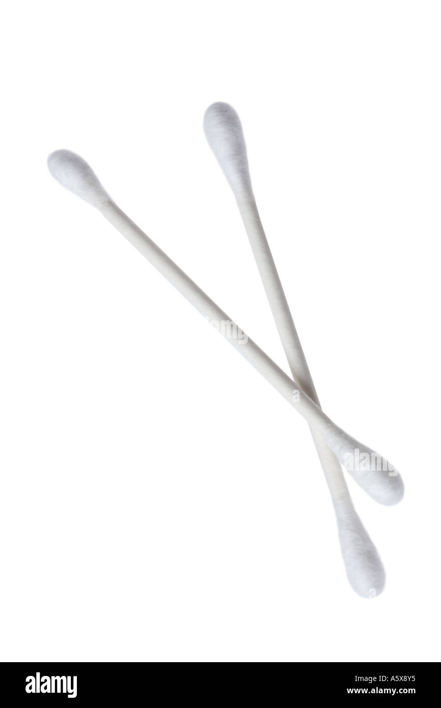 Cotton swabs wool buds q tip qtip Cut Out Stock Images & Pictures Alamy