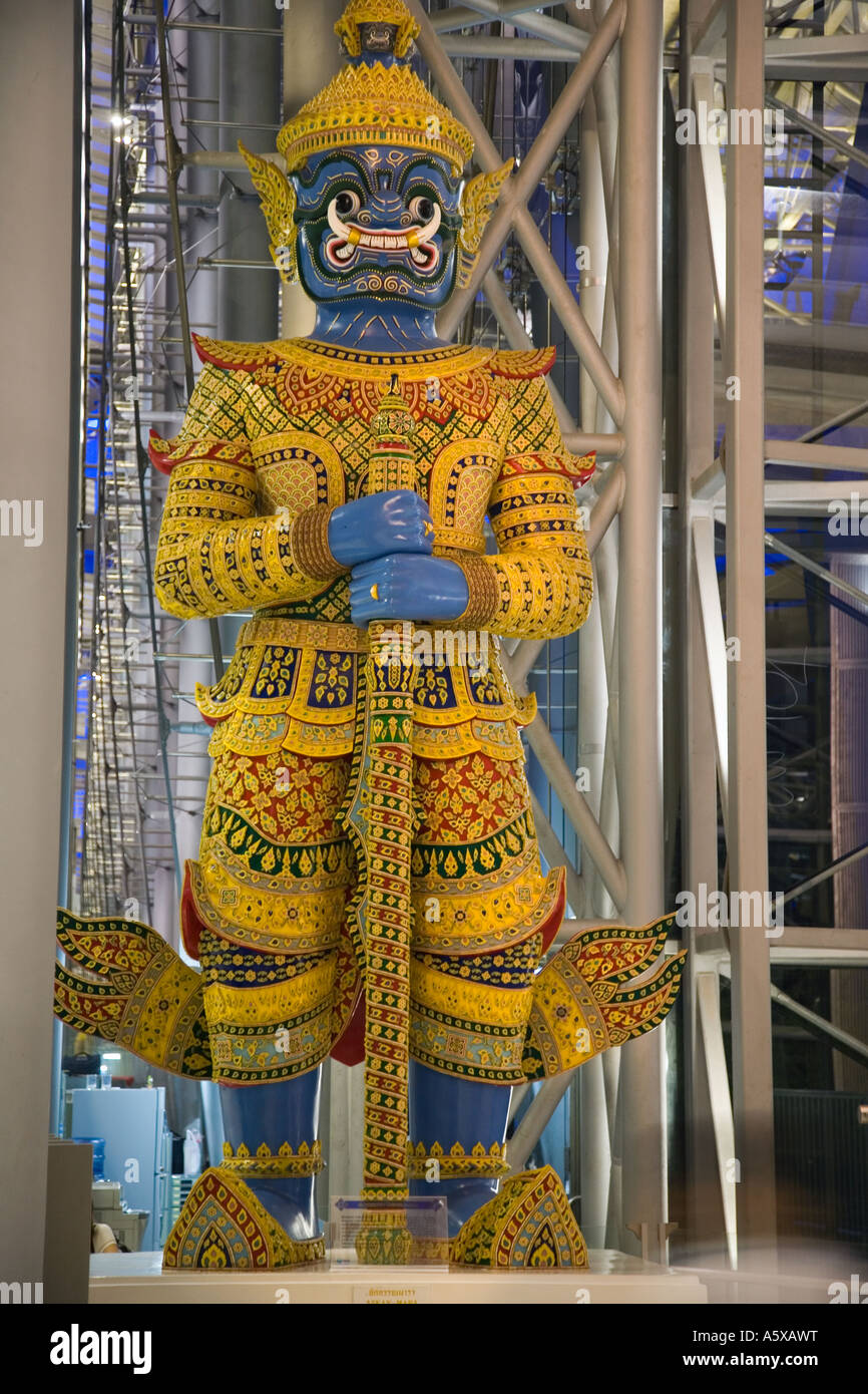Blue bodied Viralhog Asian giant statue with a gilded dark blue body, The  ruler of Maha anthakarn at Bangkok Suvarnabhumi Airport Thailand Stock  Photo - Alamy