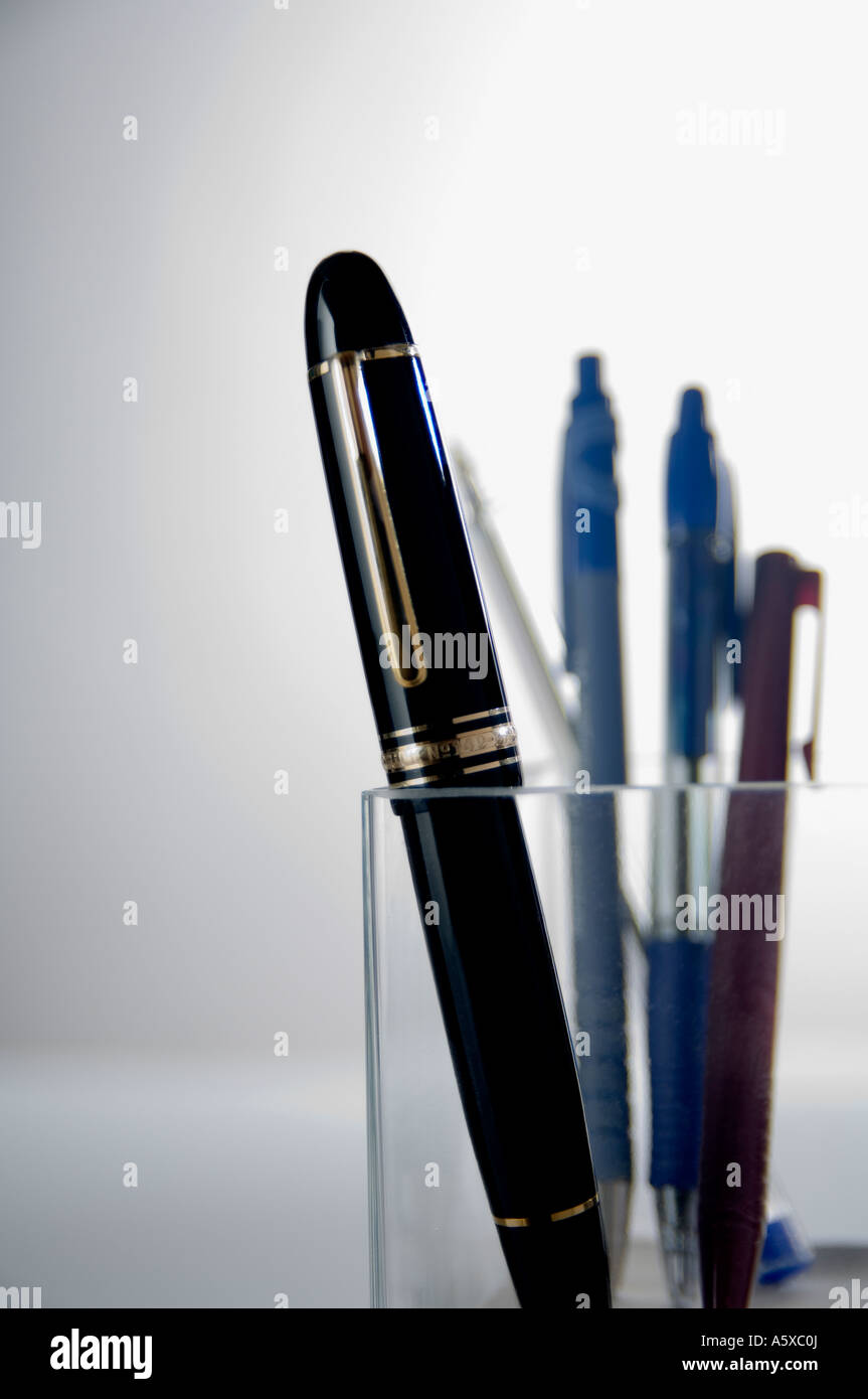 Set apart from other pens - the Mont Blanc Meisterstuck 149 fountain pen Stock Photo