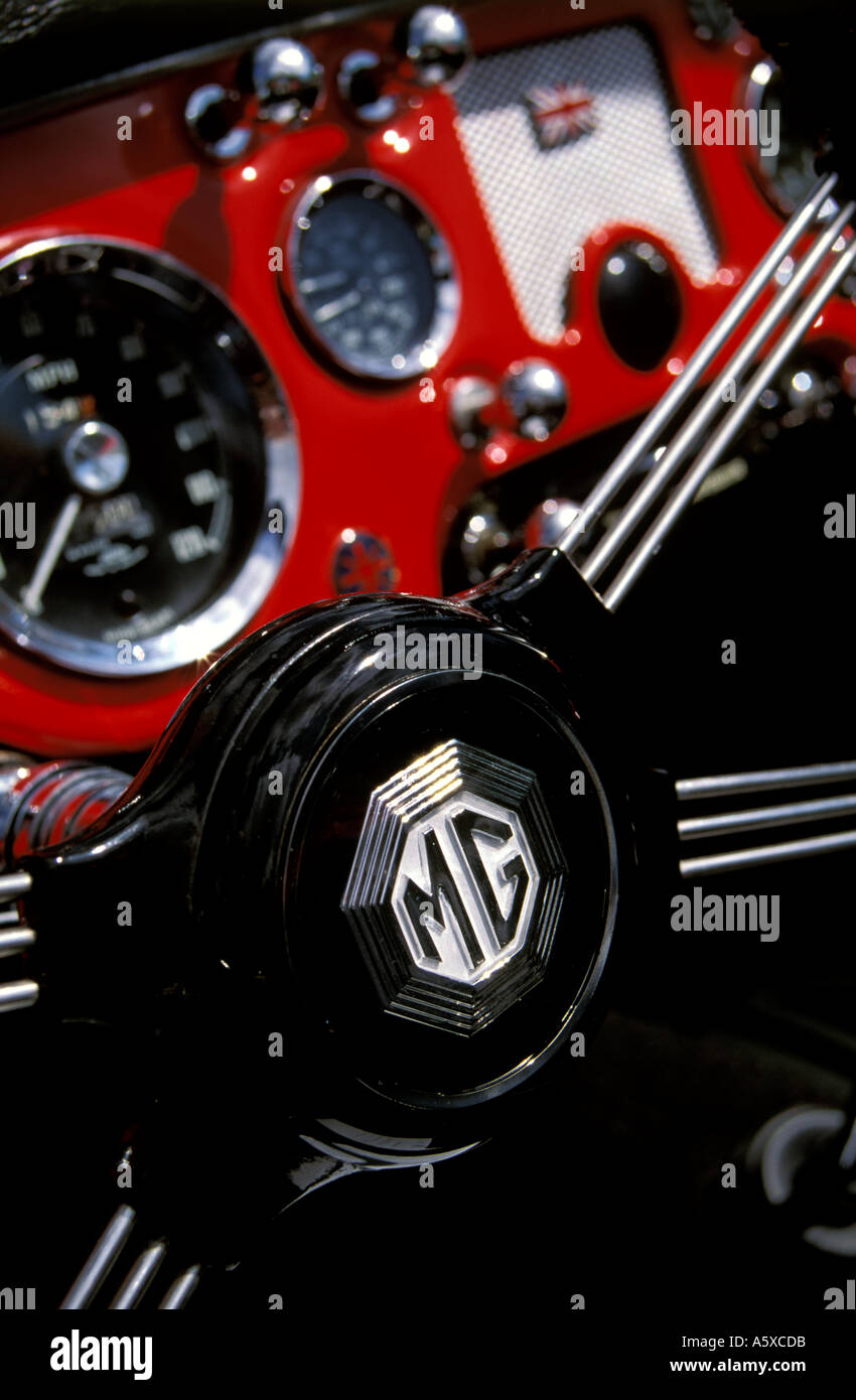Mg Design Display Dashboard of an MG Stock Photo - Alamy