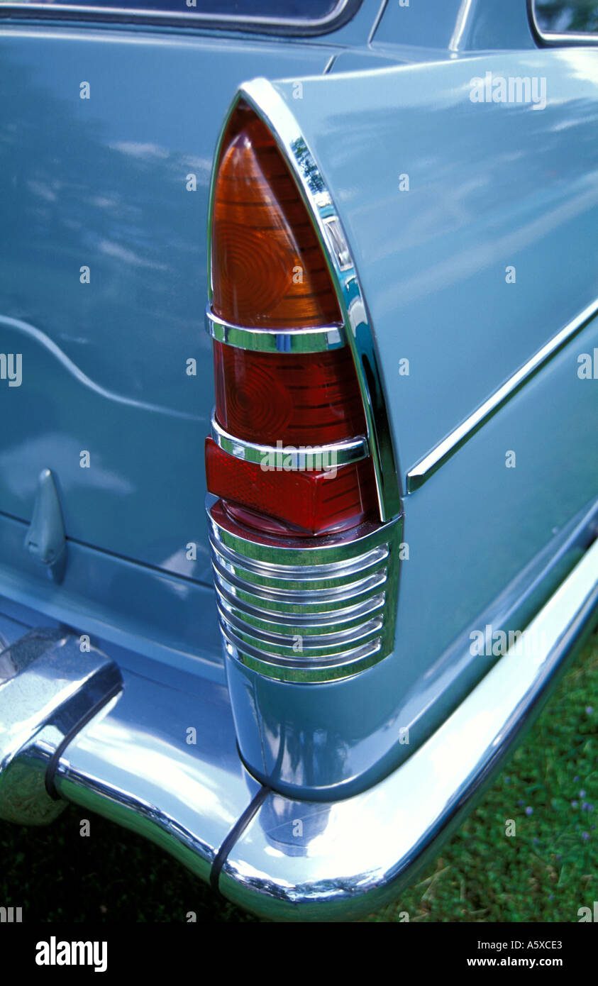 Taillight of an antique British car Stock Photo - Alamy