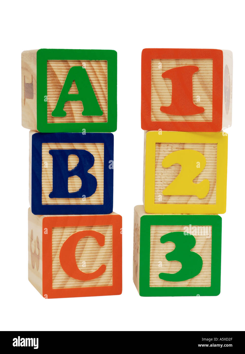 Number and letter blocks Stock Photo: 2125102 - Alamy