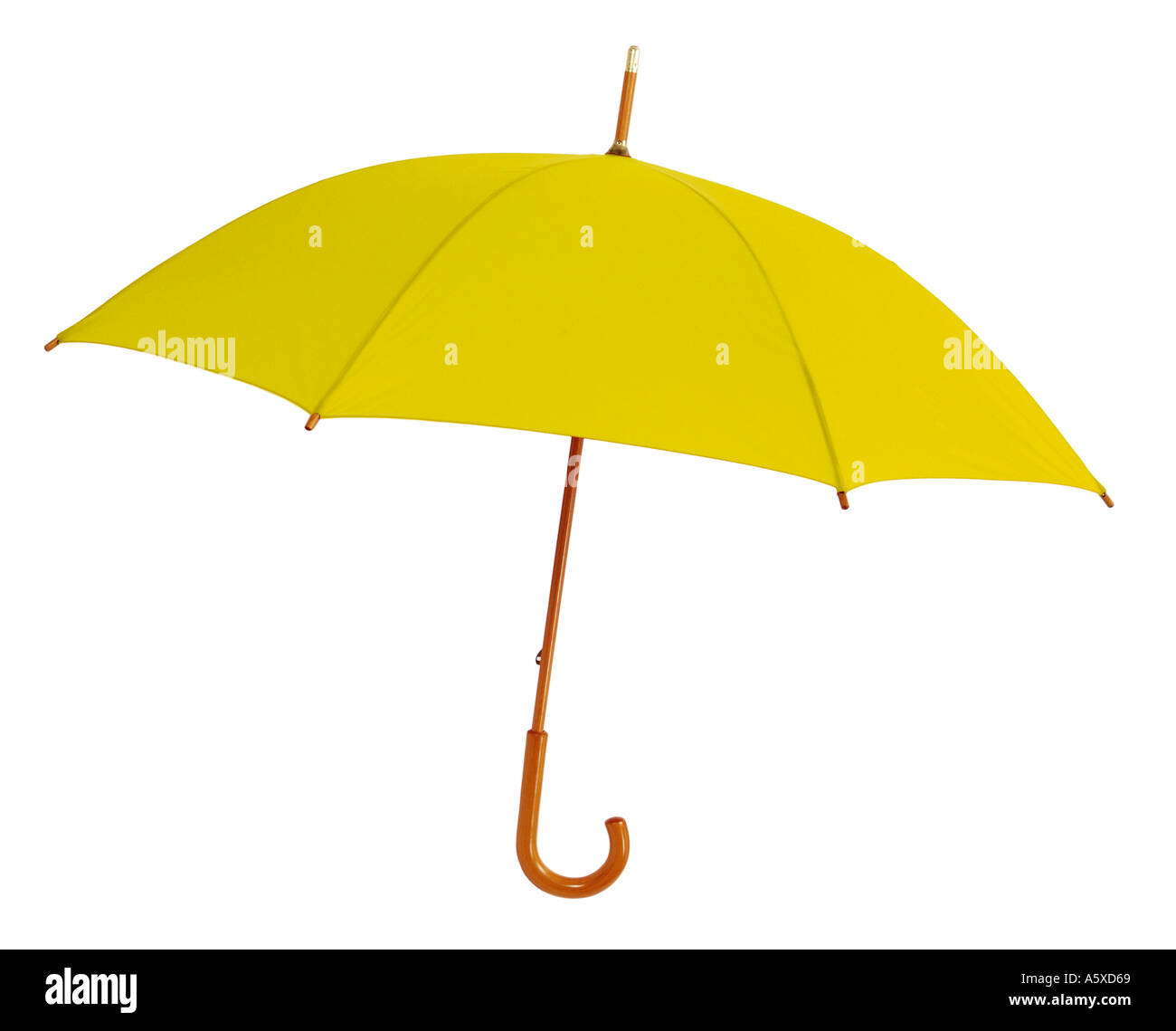 Yellow Umbrella Stock Photo