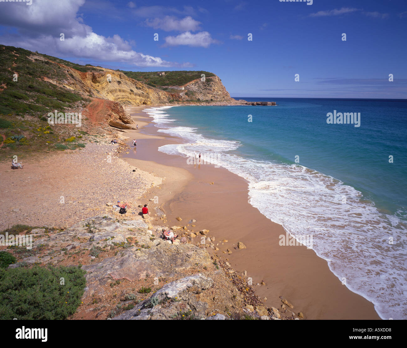 Cabanas Velhas near Burgau Algarve Portugal Stock Photo Alamy
