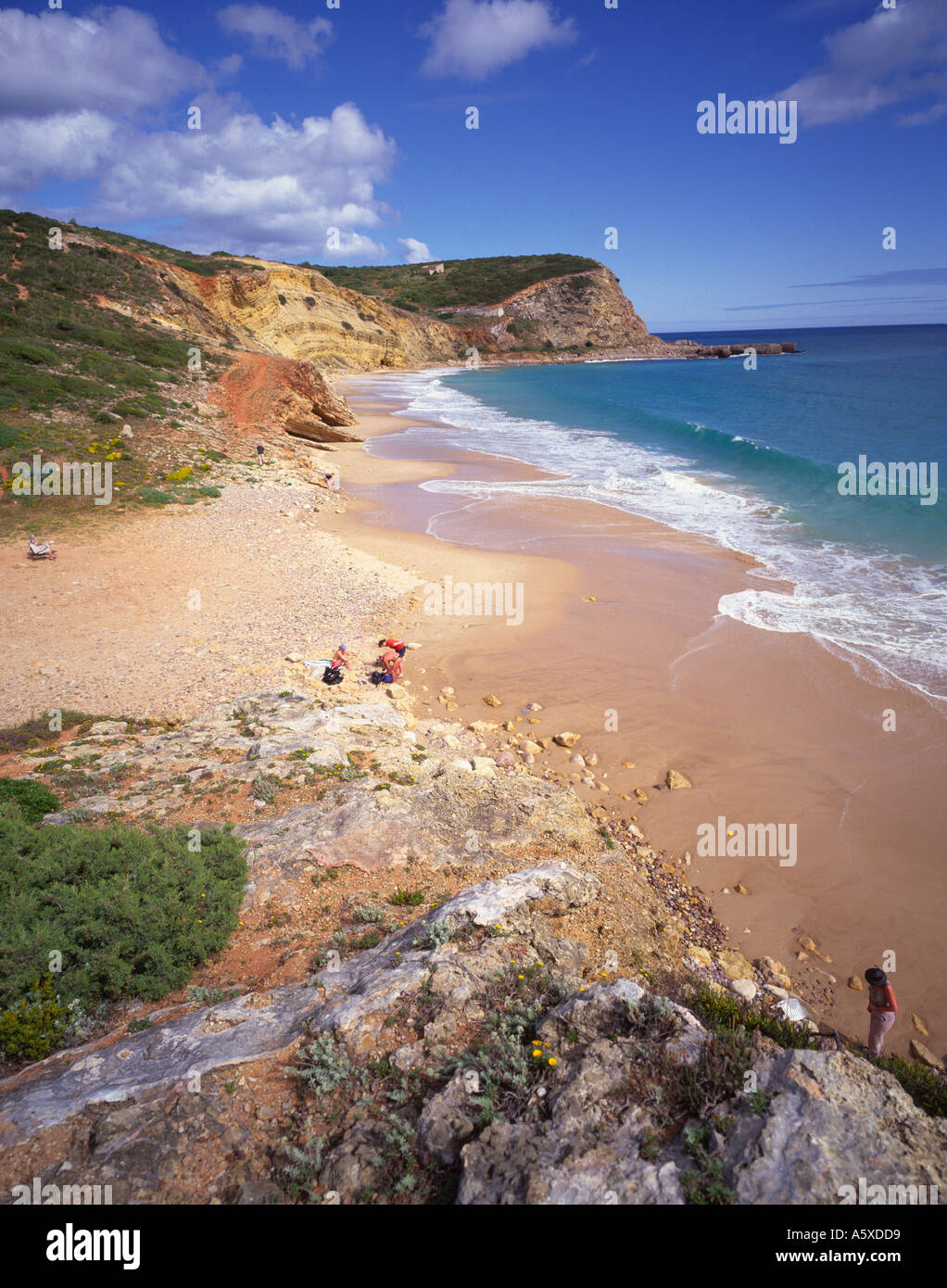 Cabanas Velhas near Burgau Algarve Portugal Stock Photo Alamy
