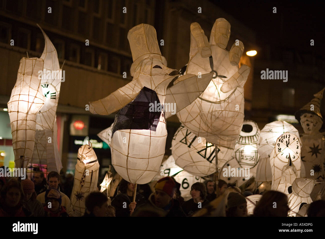 Burning the Clocks, Brighton, England. Winter Solstice Stock Photo Alamy