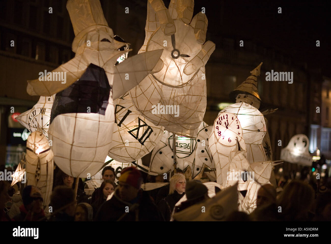Burning the Clocks, Brighton, England. Winter Solstice Stock Photo Alamy