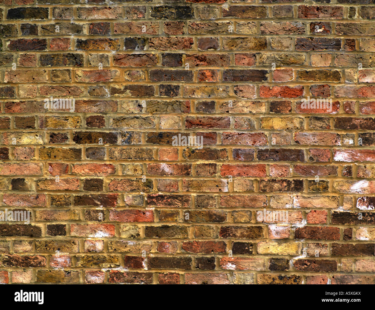 View of Weathered Brick Wall Stock Photo - Alamy