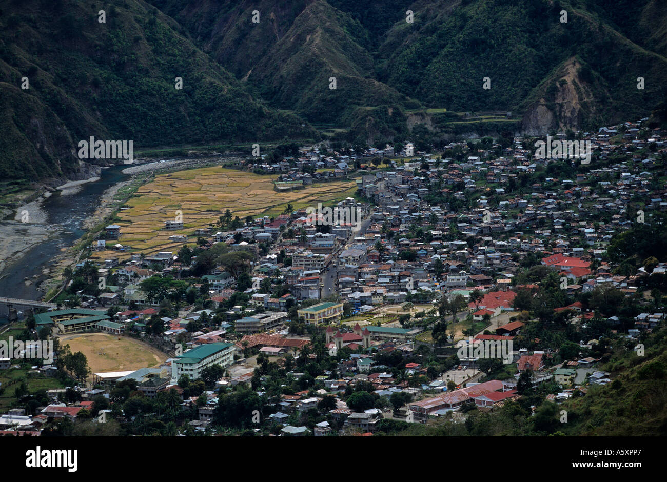 Bontoc (Philippines). Ville de Bontoc (Philippines Stock Photo Alamy