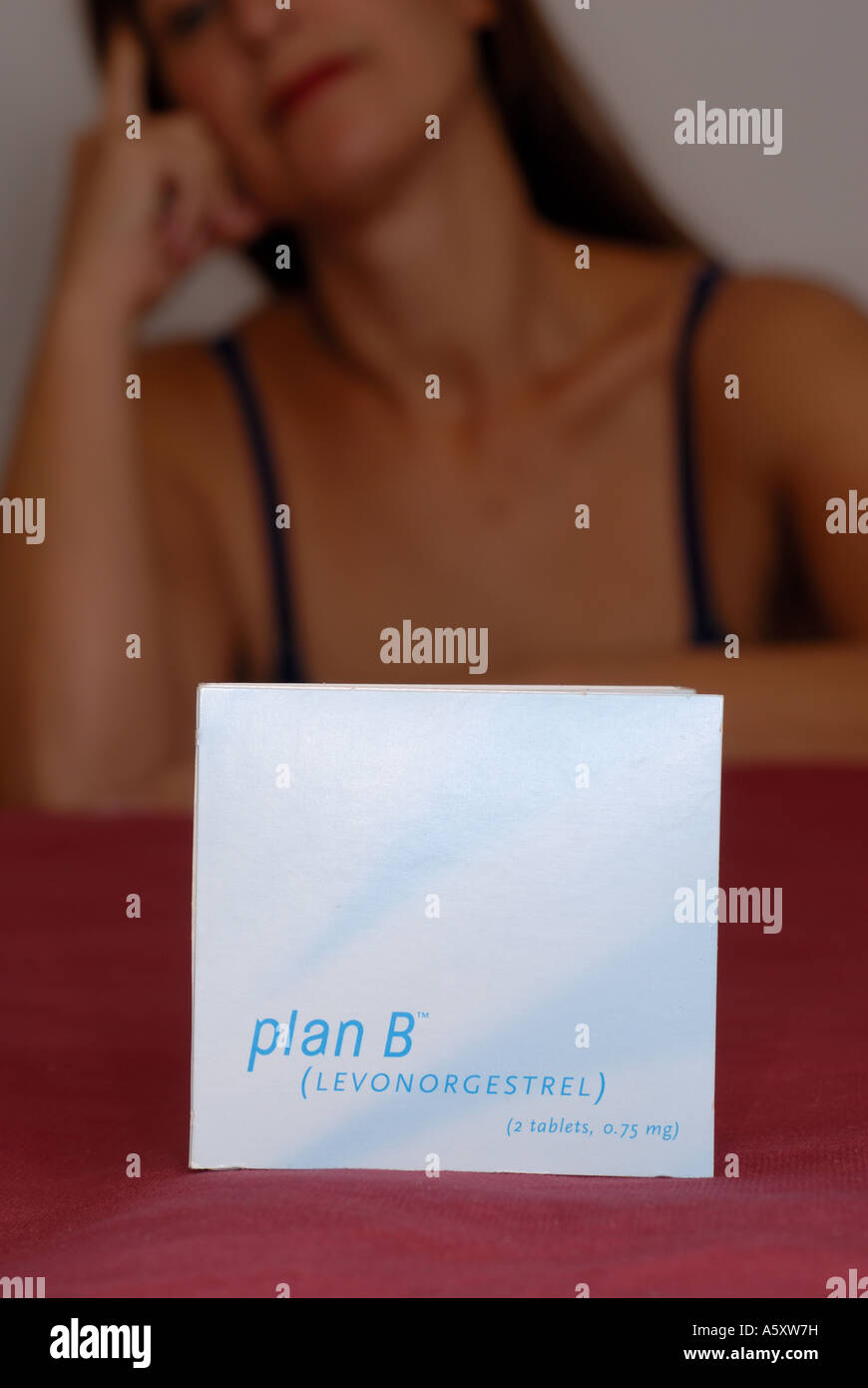 Plan B Progesterone Only Emergency Contraceptive Stock Photo - Alamy