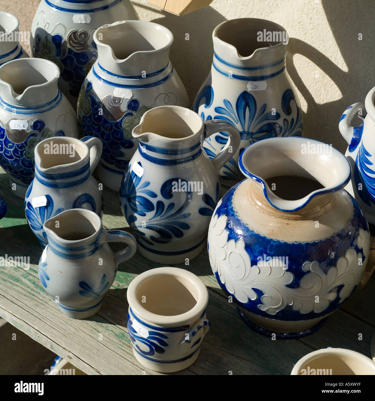 Terrine Alsatian Vintage/navy Blue Glaze/daisy Decoration/artisanal Pottery  Soufflenheim/france 50s -  Australia