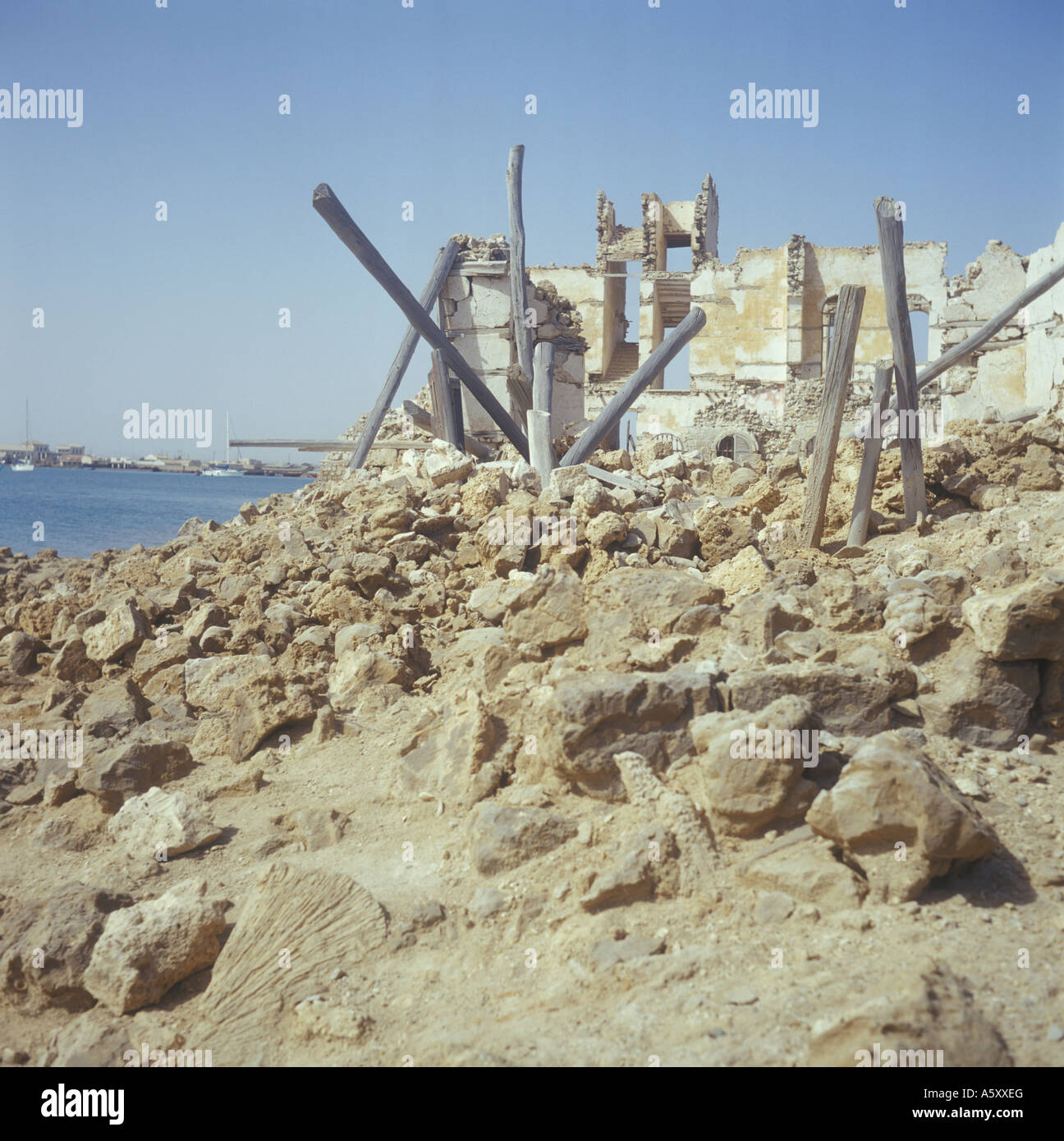 The ruins of suakin sudan stock photo alamy