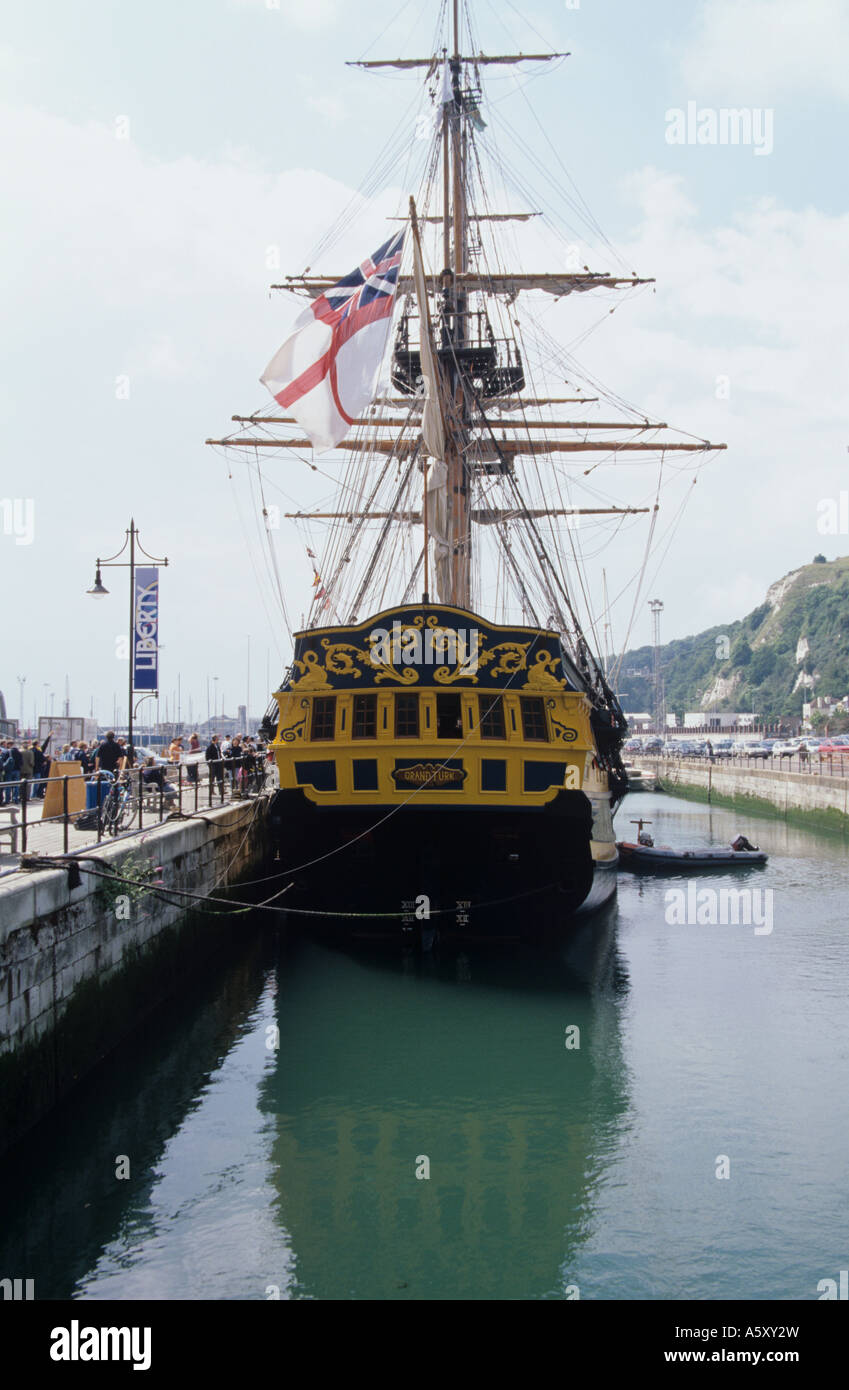 Grand Turk Replica 18th Century Sailing Ship Stock Photo Alamy