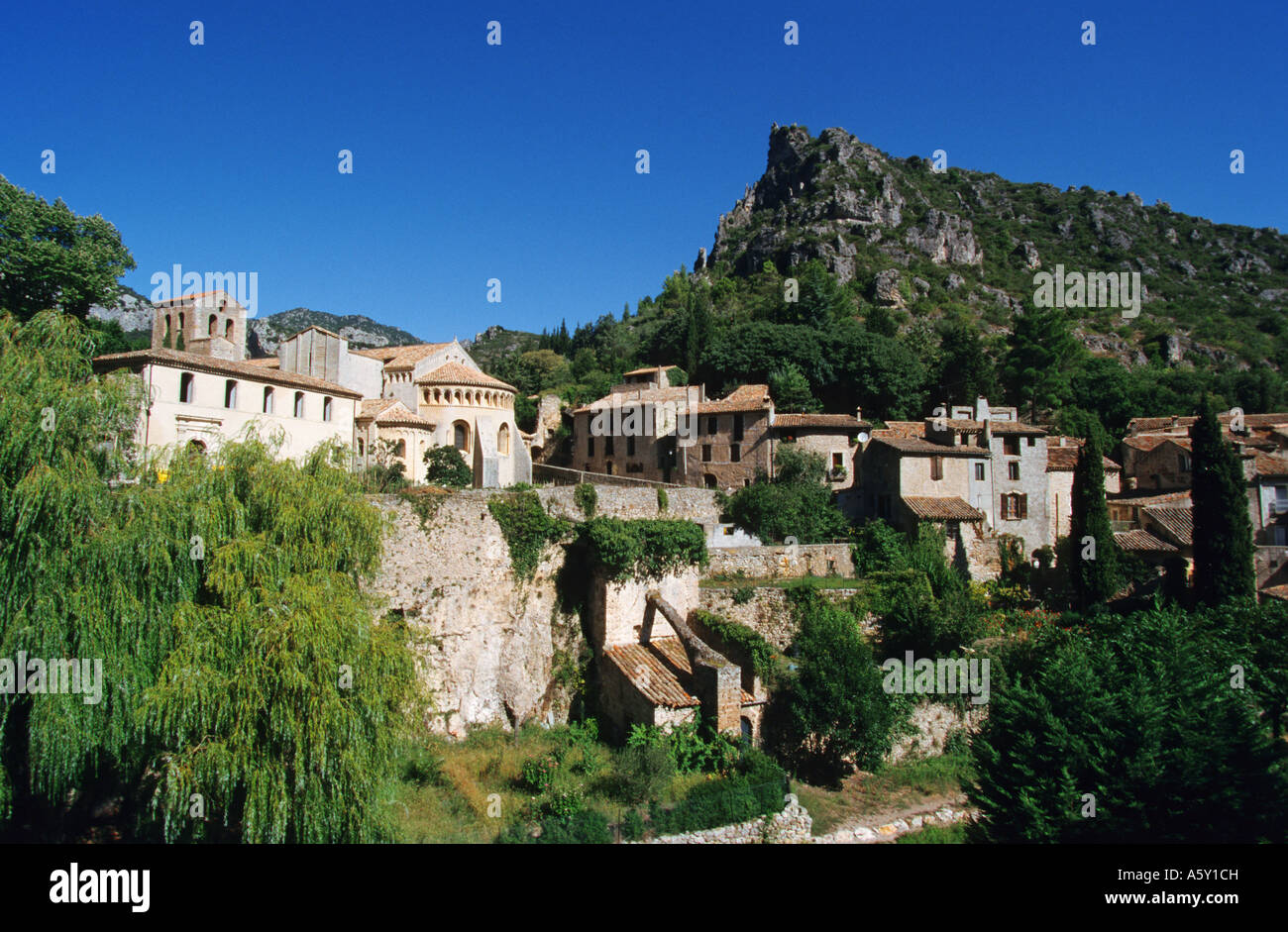 SAINTGUILHEMLEDESERT HERAULT FRANCE Stock Photo Alamy