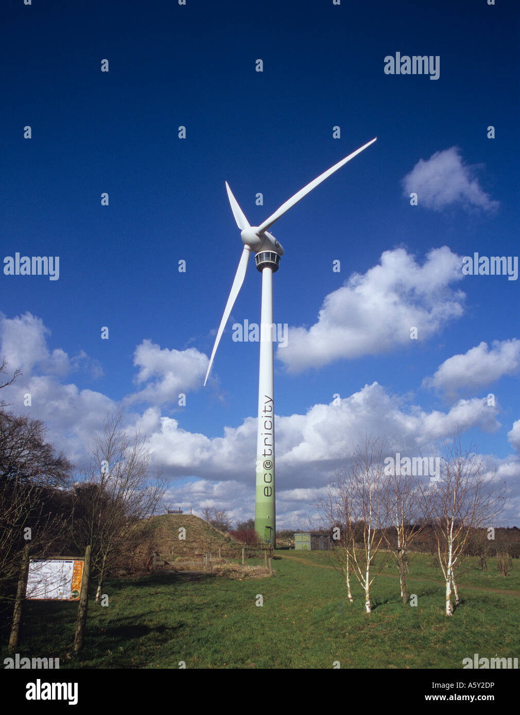 Swaffham wind turbine Stock Photo