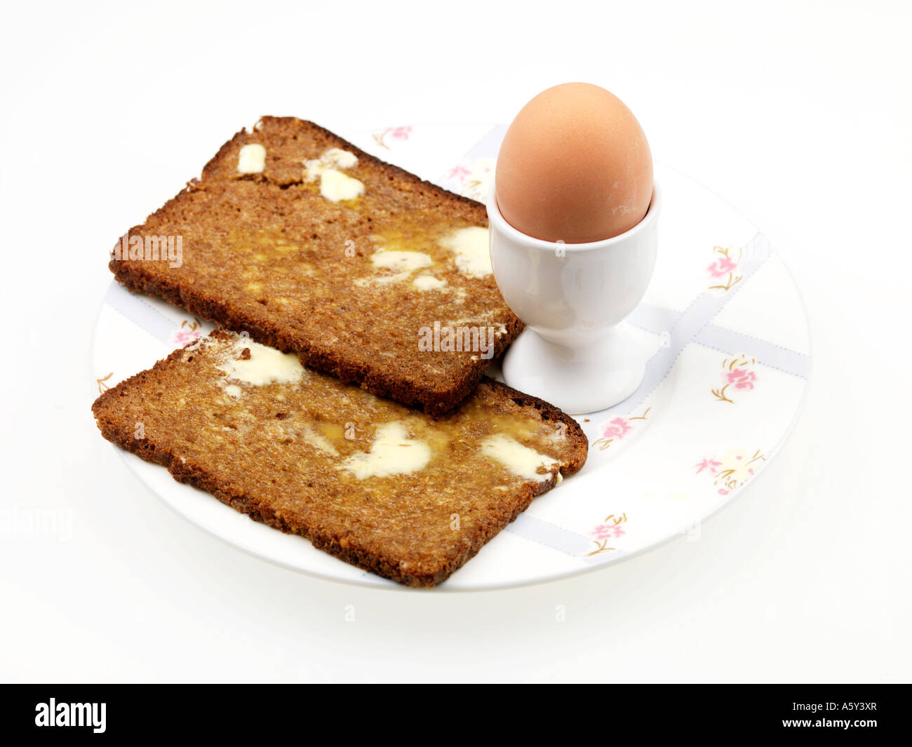 Rye toast with low fat spread breakfast hires stock photography and