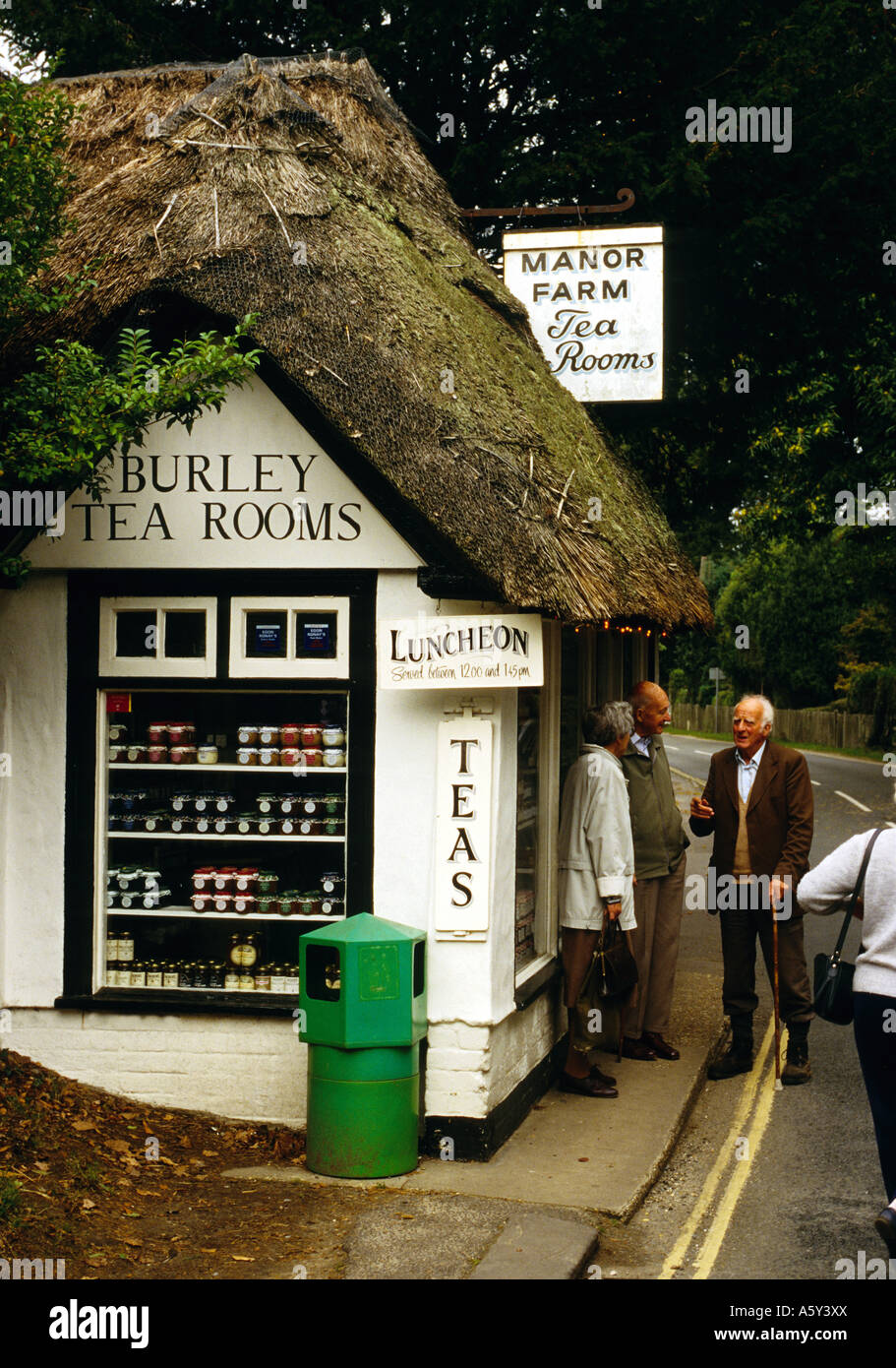 Tea Rooms at Burley, The New Forest, Hampshire England Stock Photo Alamy