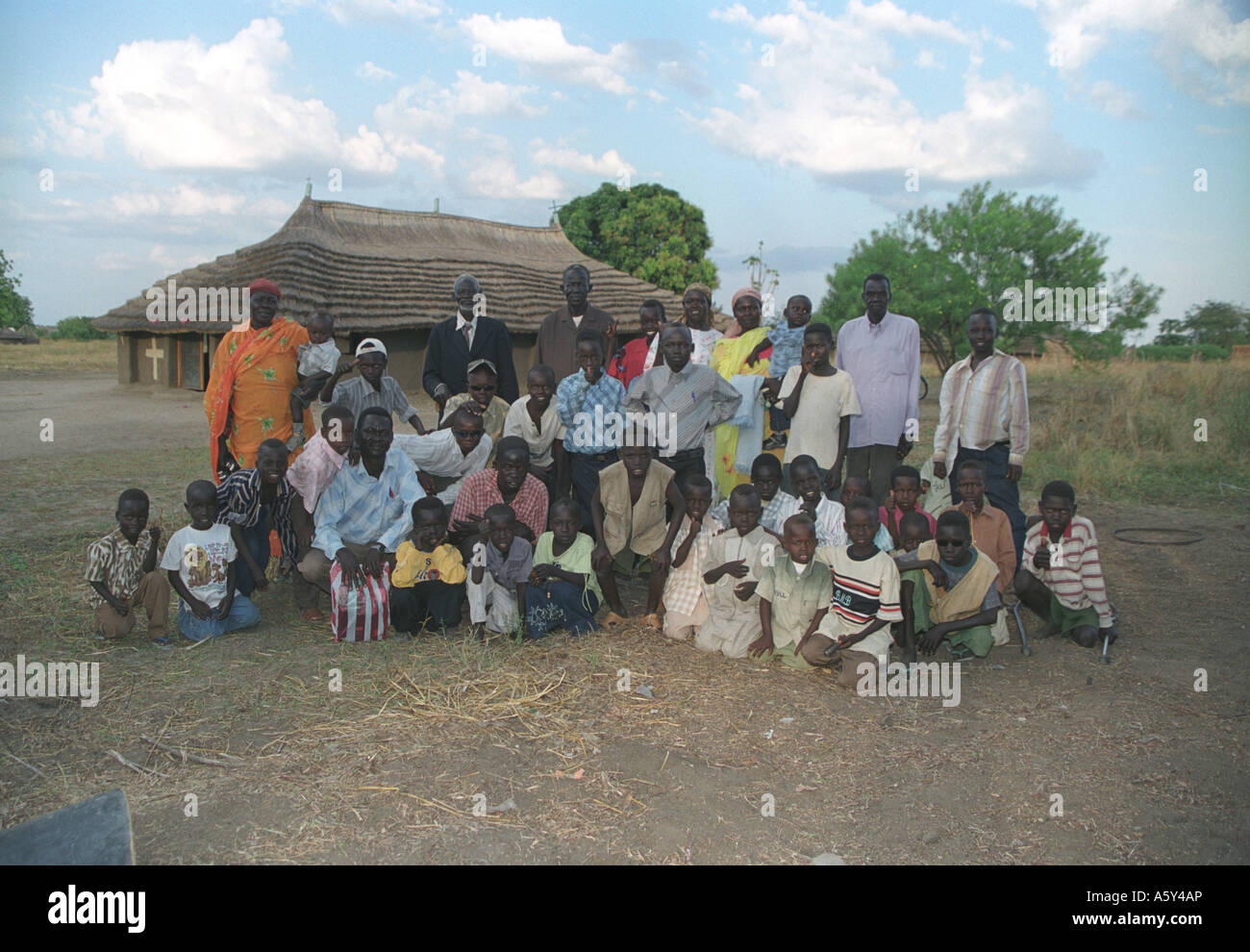 Group of people, Juba, South Sudan Stock Photo