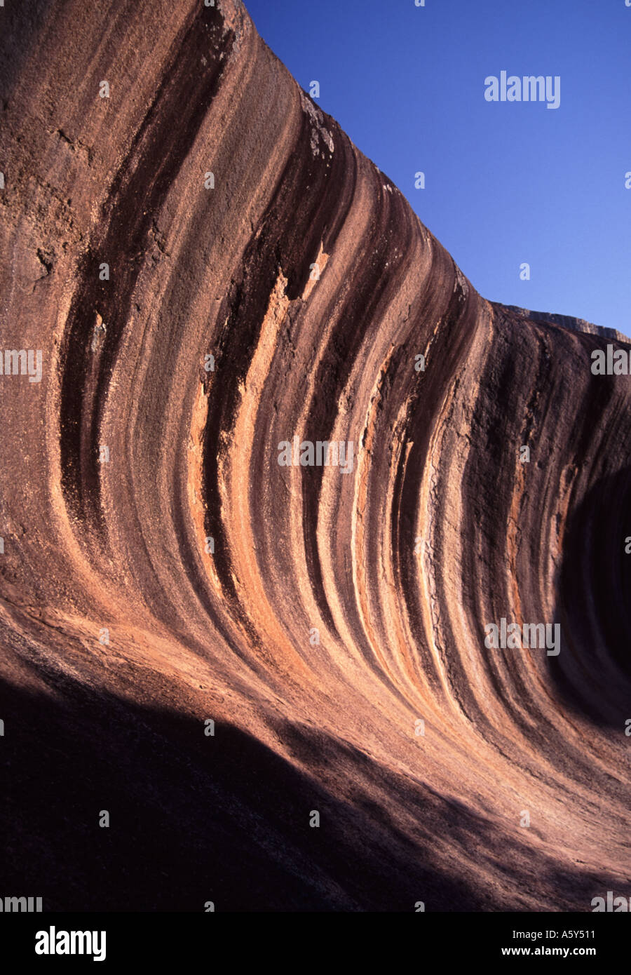 Wave Rock detail Hyden Western Australia Stock Photo - Alamy