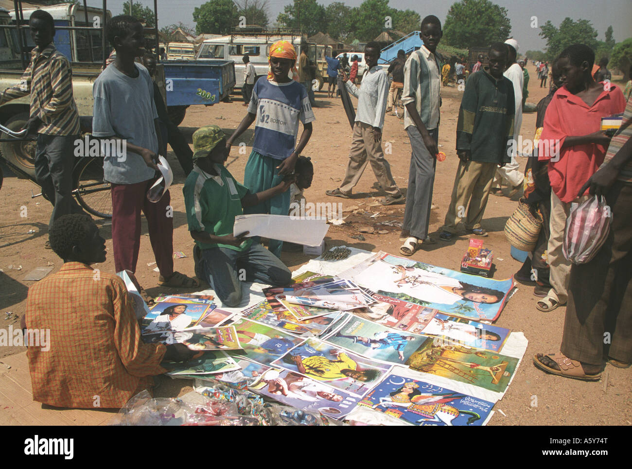 Street market in Juba, South Sudan Stock Photo - Alamy