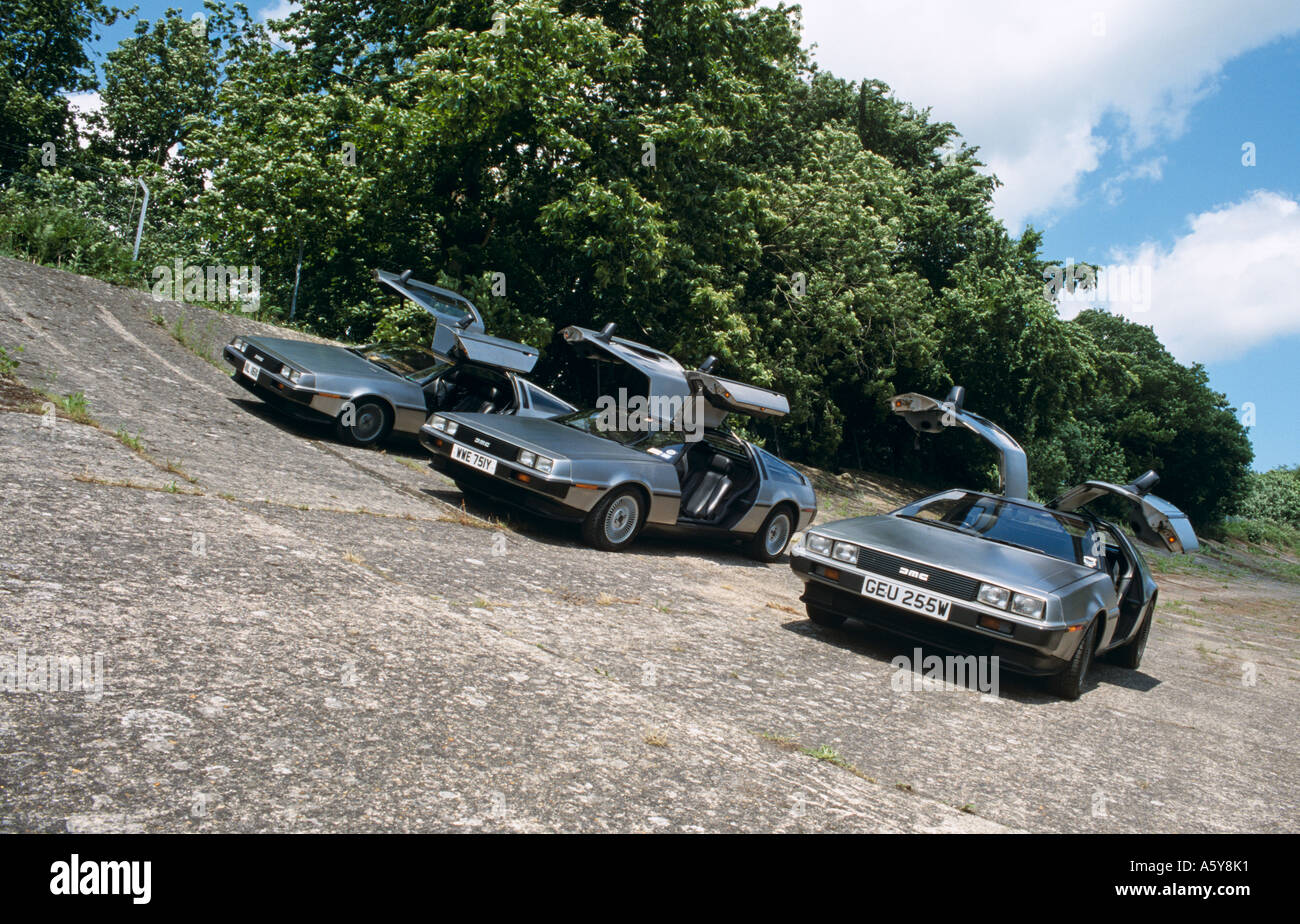 De Lorean. Built 1981 to 1982. Designed by Giugiaro. Stock Photo