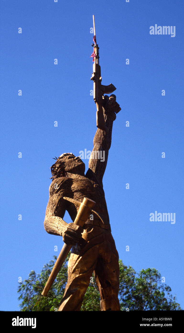 Sandinista Statue in Managua, Nicaragua Stock Photo