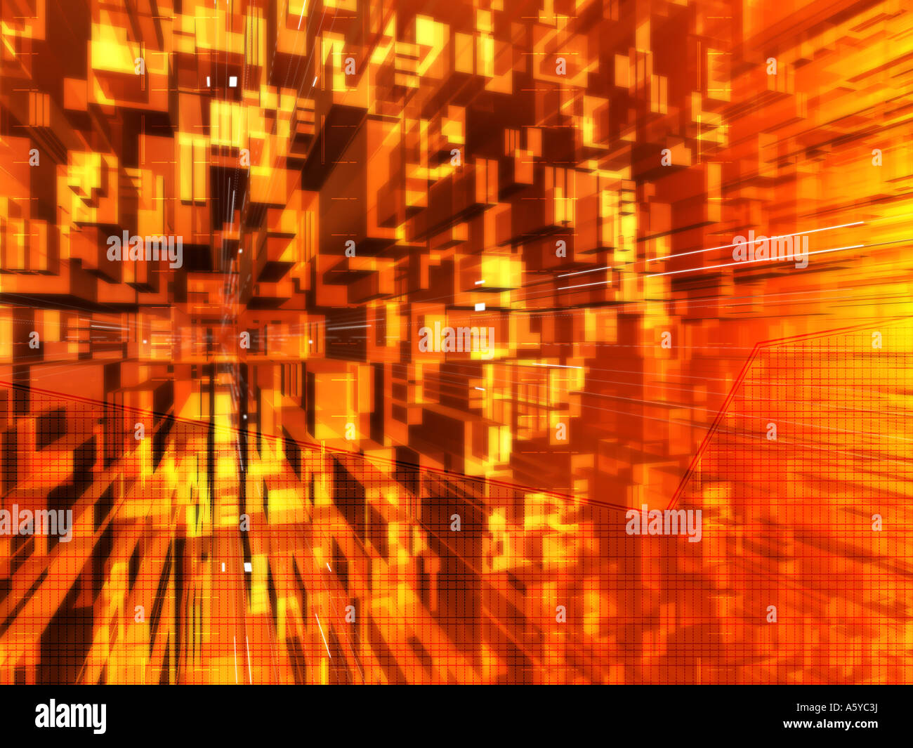 Floating Block Backgrounds Floating blocks against abstract background Stock Photo - Alamy