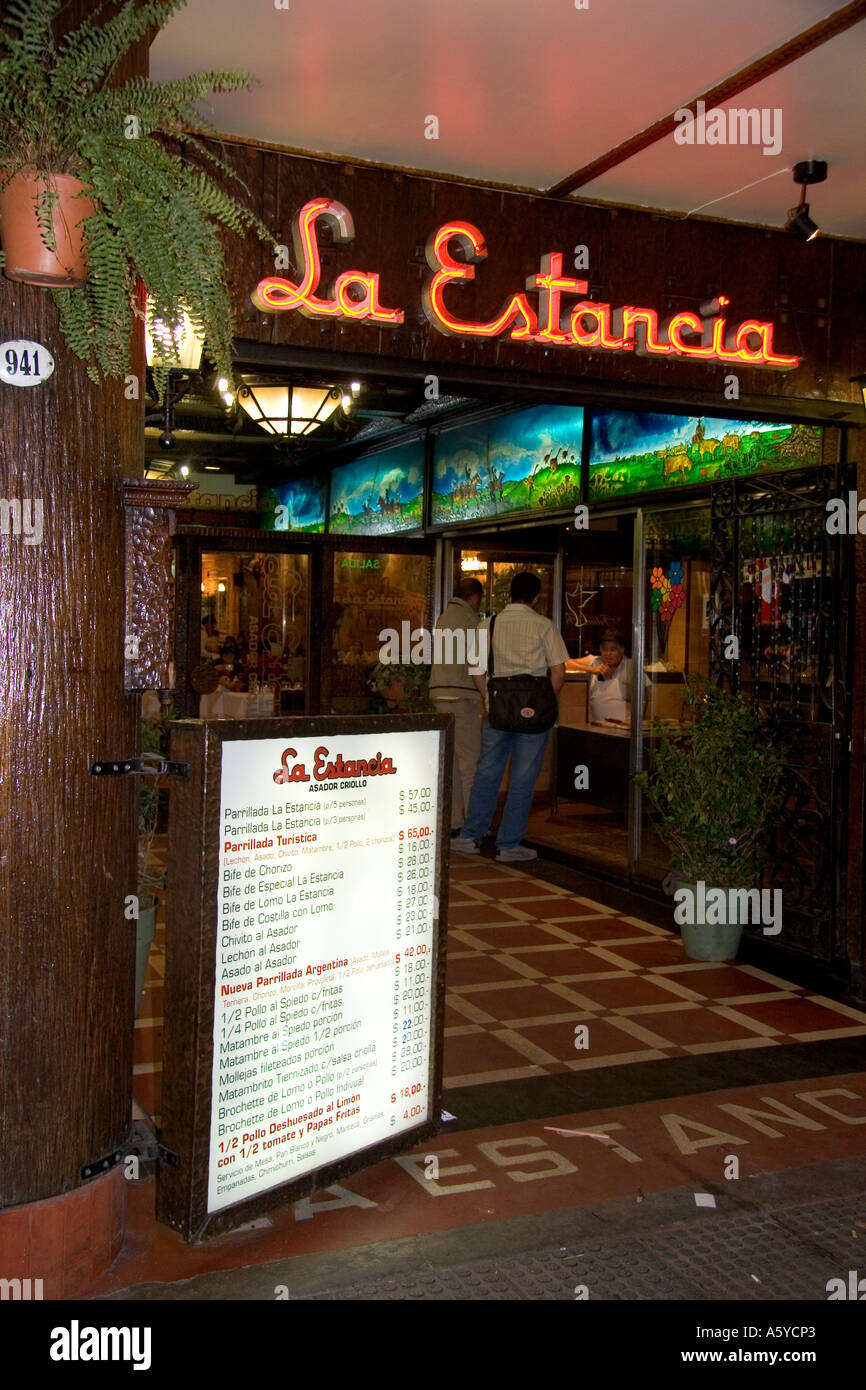 La Estancia restaurant in Buenos Aires, Argentina Stock Photo Alamy