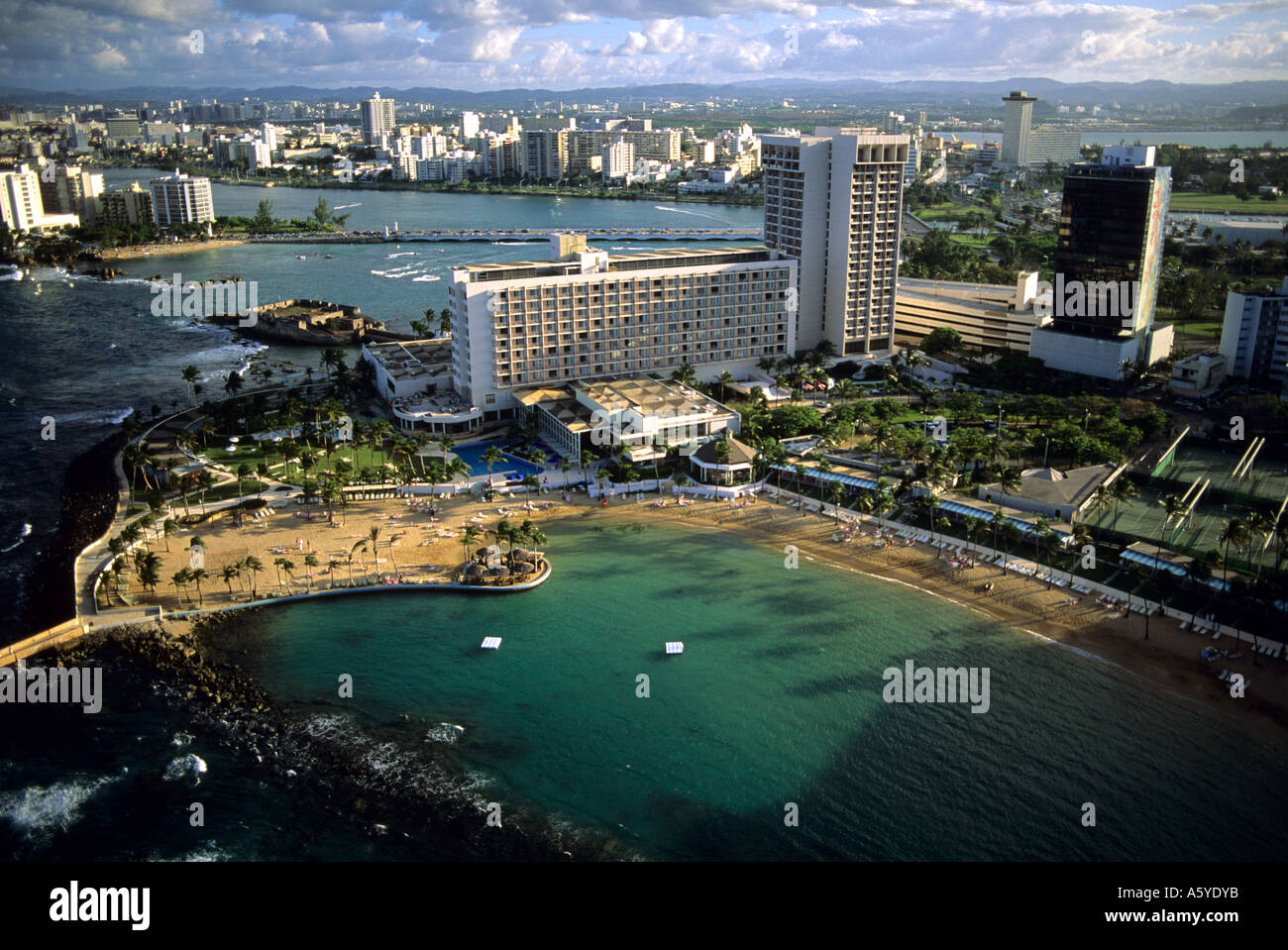 Condado in San Juan, Puerto Rico. Stock Photo