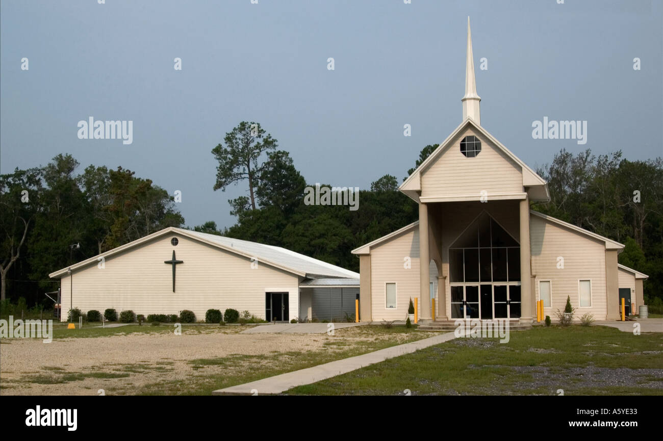 Country Baptist Church FL USA Stock Photo