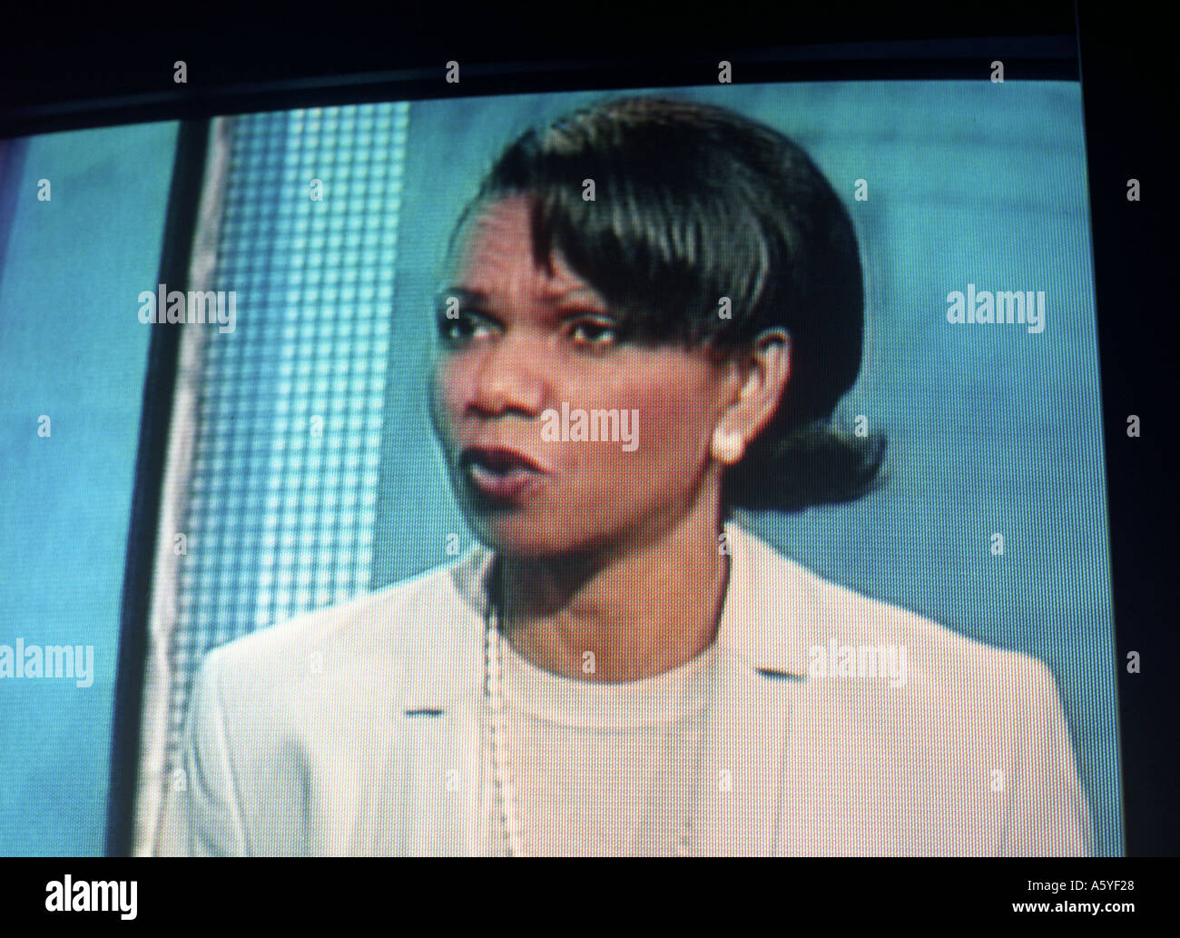 Condoleezza rice bush hi-res stock photography and images - Alamy