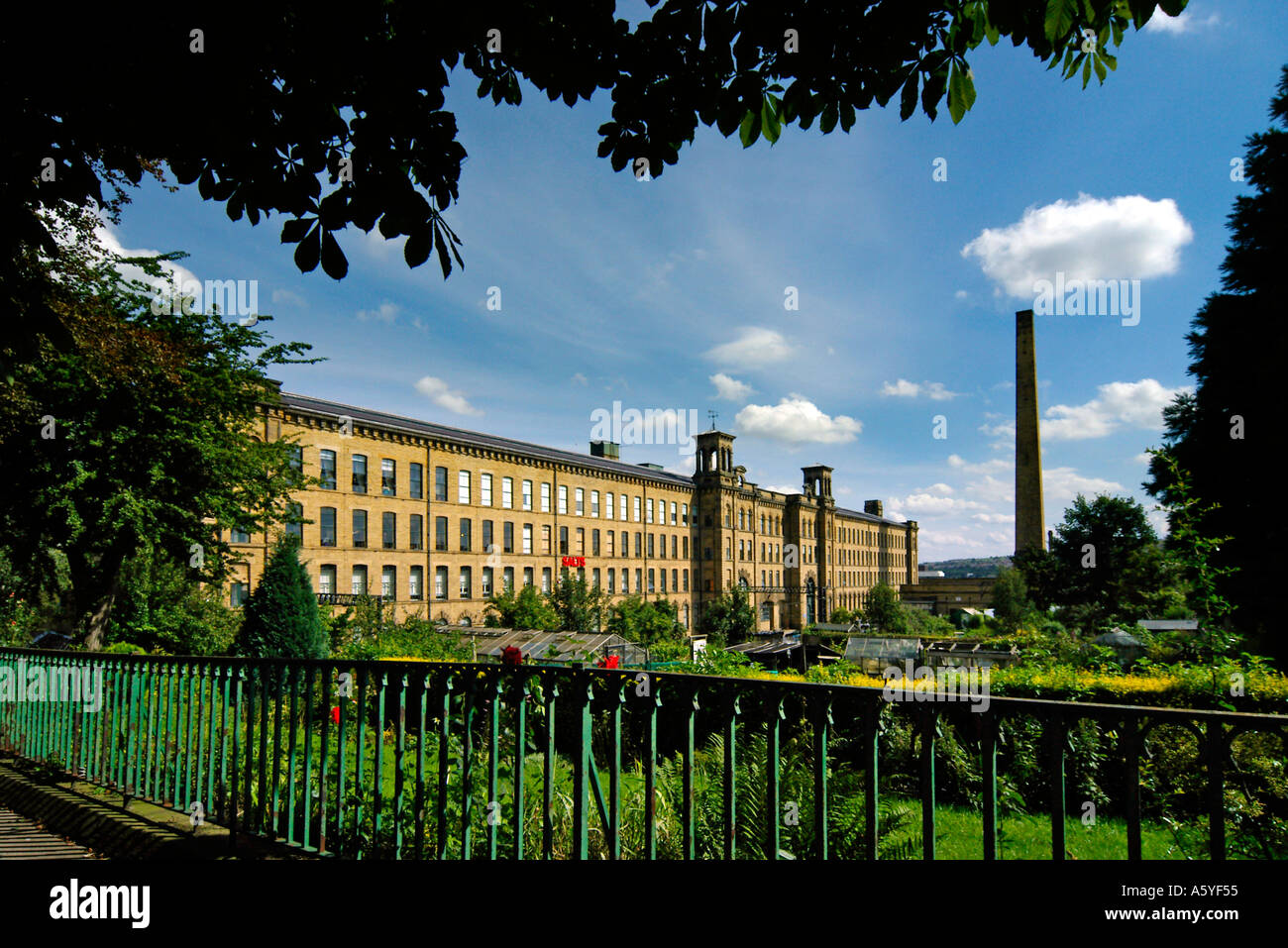 Sir Titus Salts Factory Saltaire Bradford Yorkshire England Stock Photo