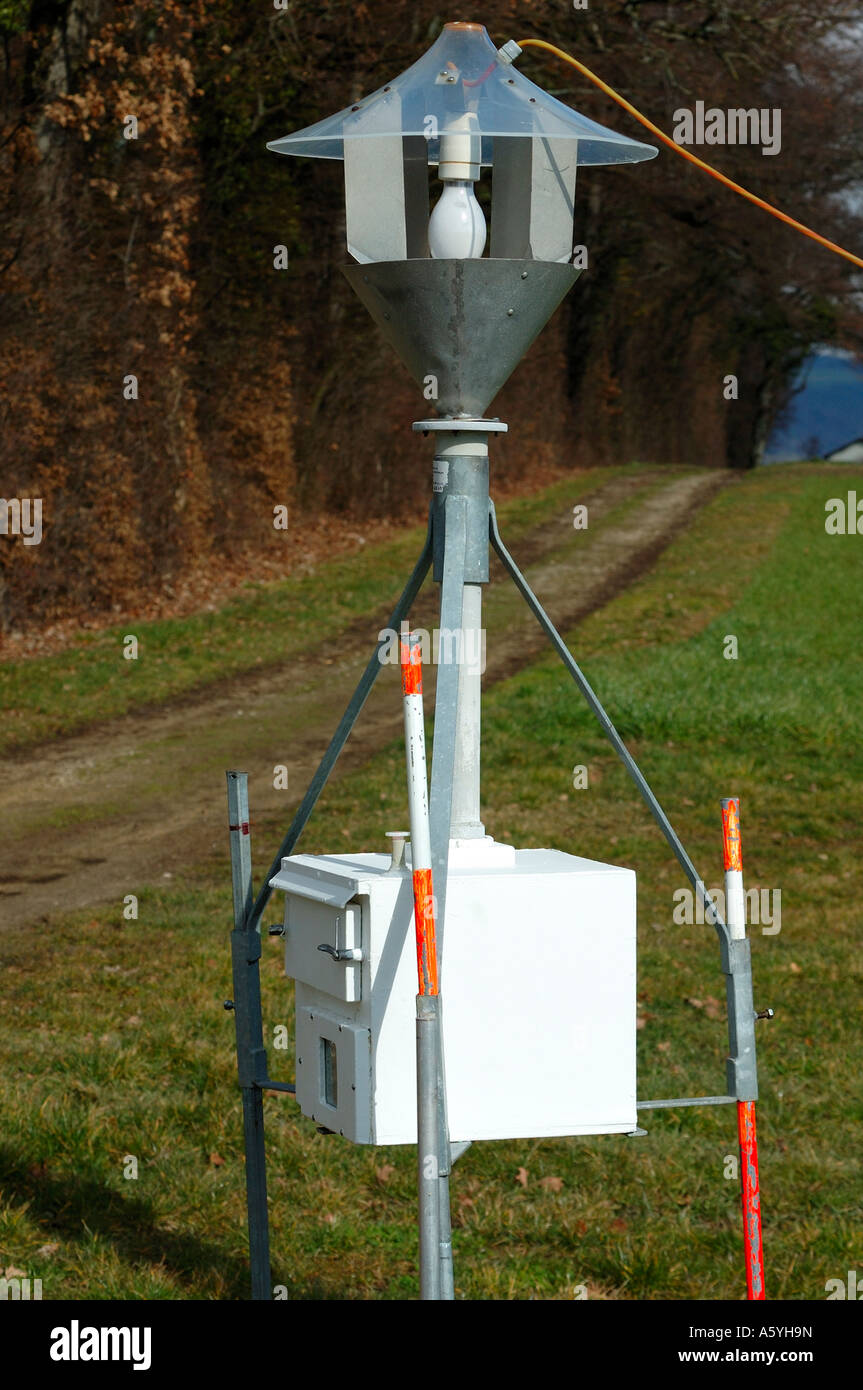 Moth trap Stock Photo