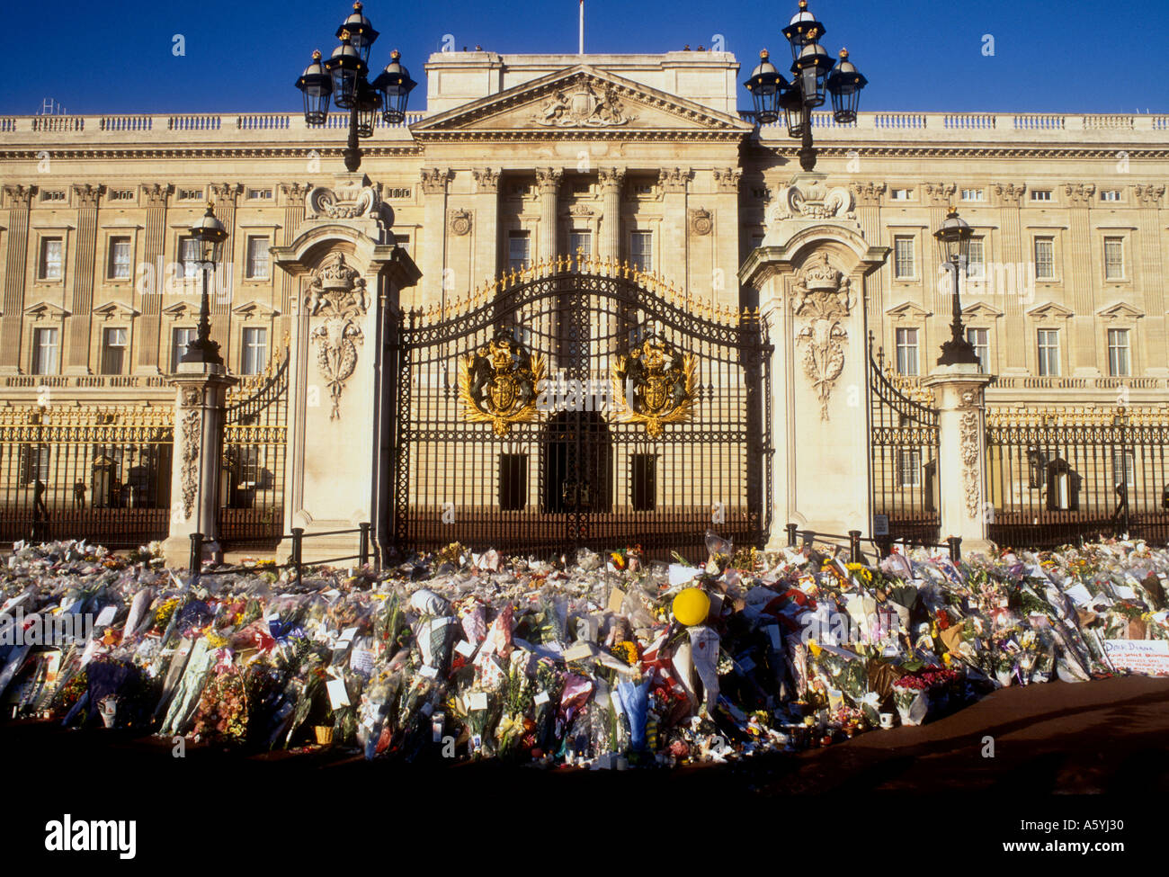 Princess Diana Funeral London Stock Photo