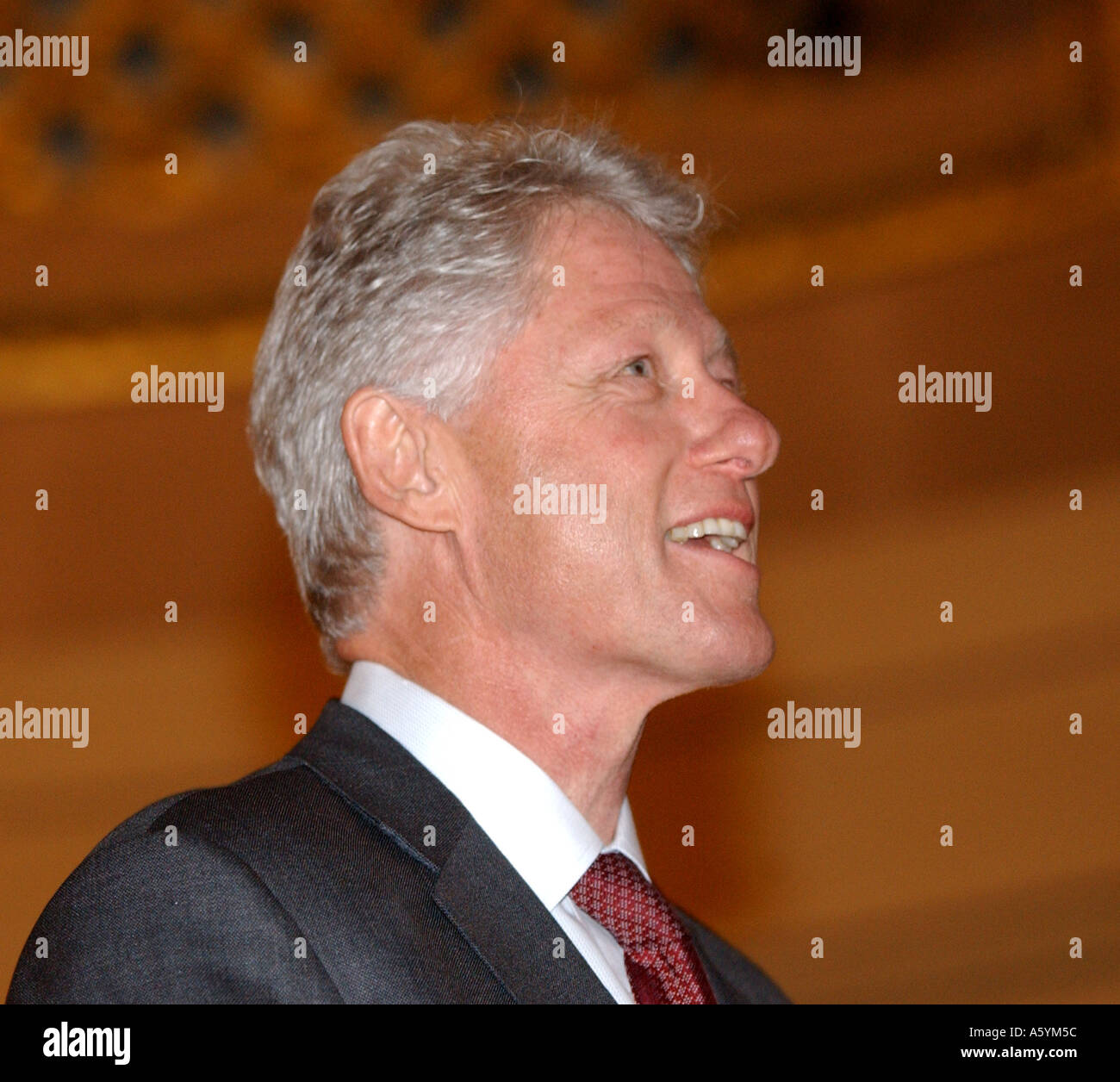 Former President Bill Clinton Stock Photo