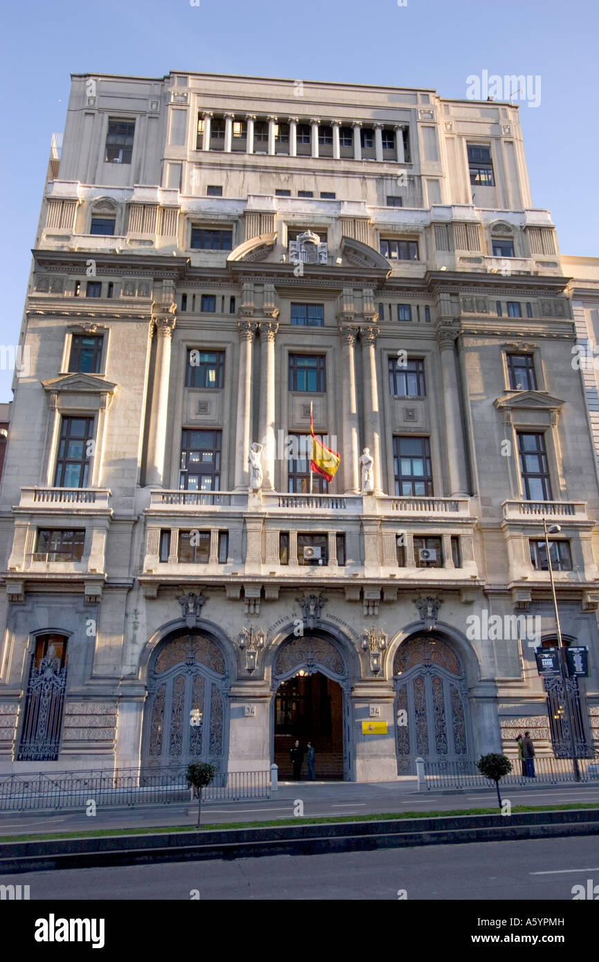 ministerio de educacion y ciencia ministry of education Madrid Spain Stock  Photo - Alamy