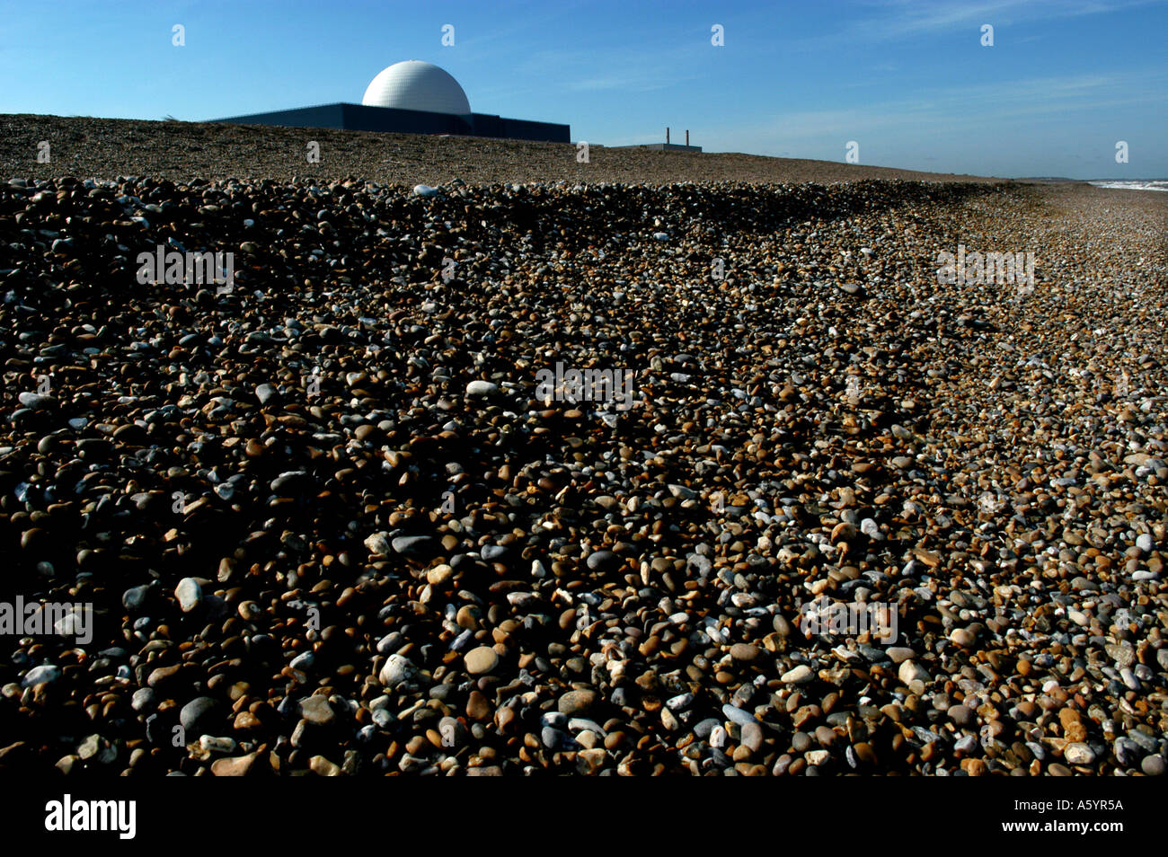 Sizewell B PWR, Nuclear Power Station On The Suffolk Coast, England ...